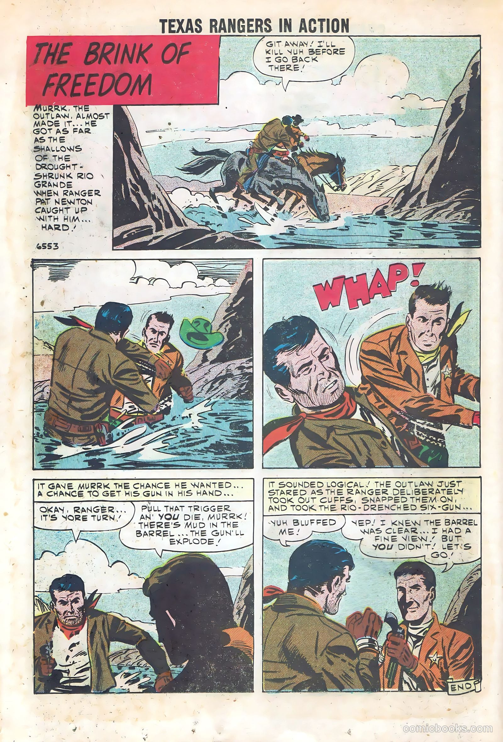 Texas Rangers in Action #28 (1961) — page 18 of 36
