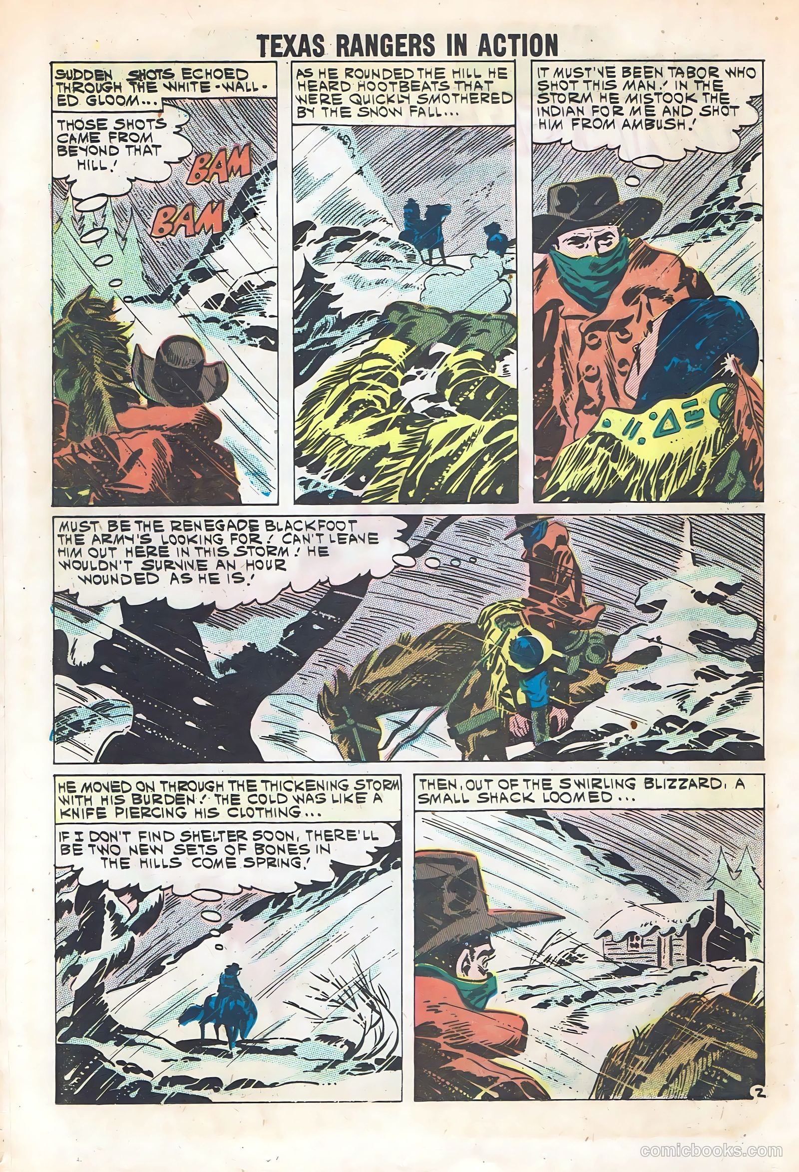 Texas Rangers in Action #28 (1961) — page 20 of 36
