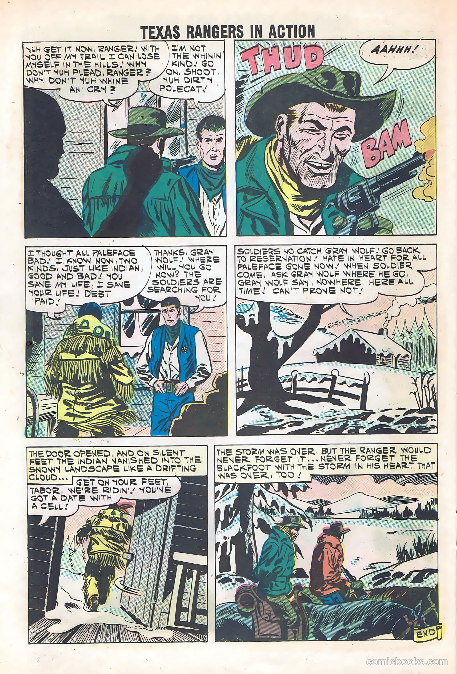 Texas Rangers in Action #28 (1961) — page 24 of 36
