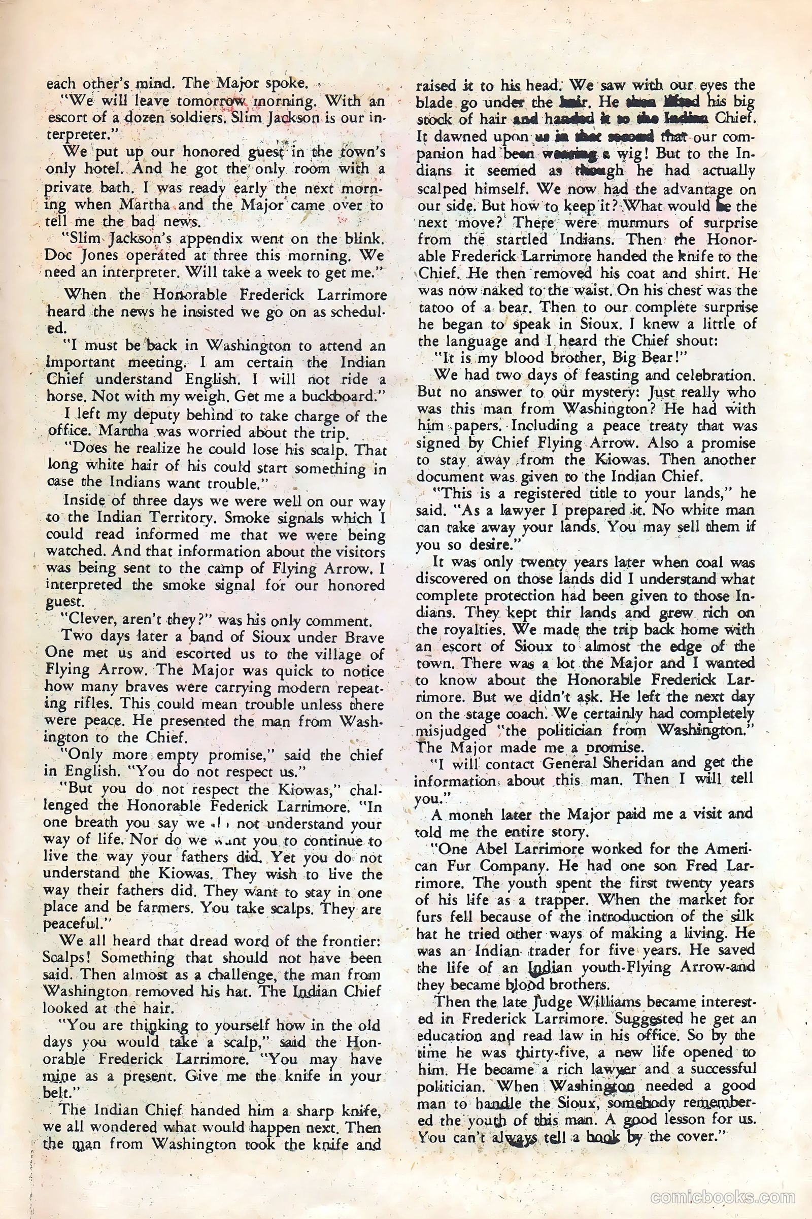 Texas Rangers in Action #28 (1961) — page 27 of 36