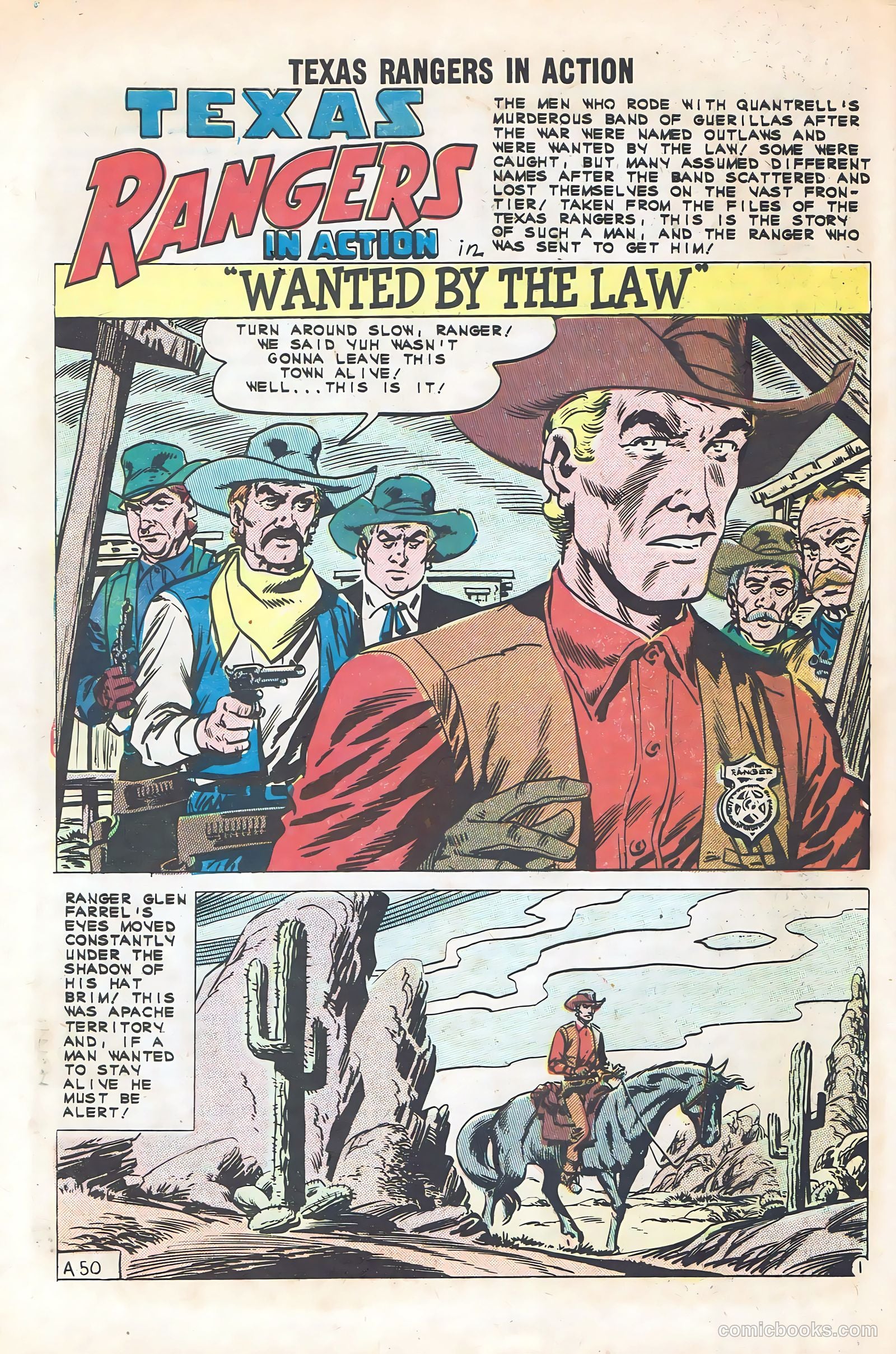 Texas Rangers in Action #28 (1961) — page 28 of 36