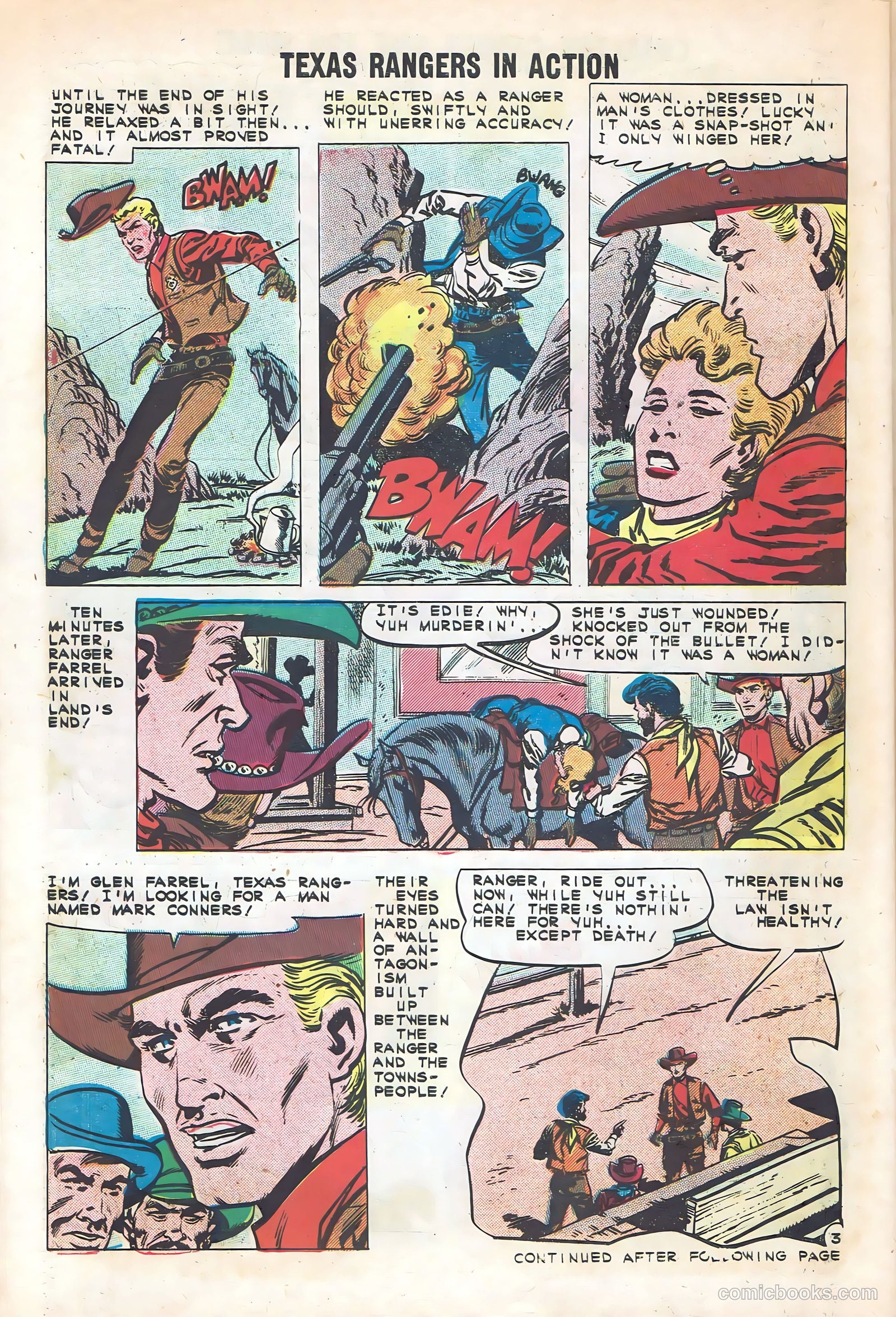 Texas Rangers in Action #28 (1961) — page 30 of 36