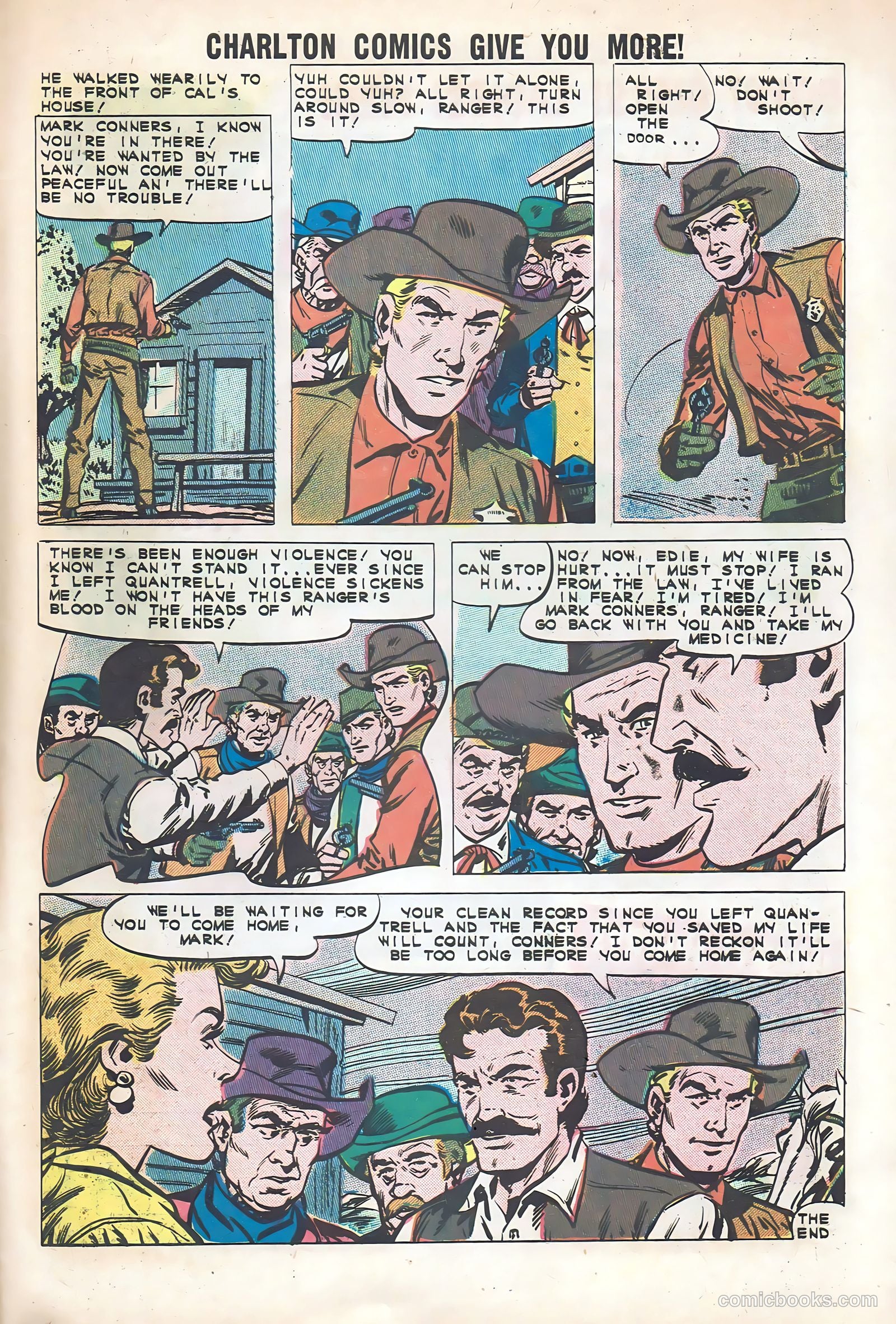 Texas Rangers in Action #28 (1961) — page 33 of 36