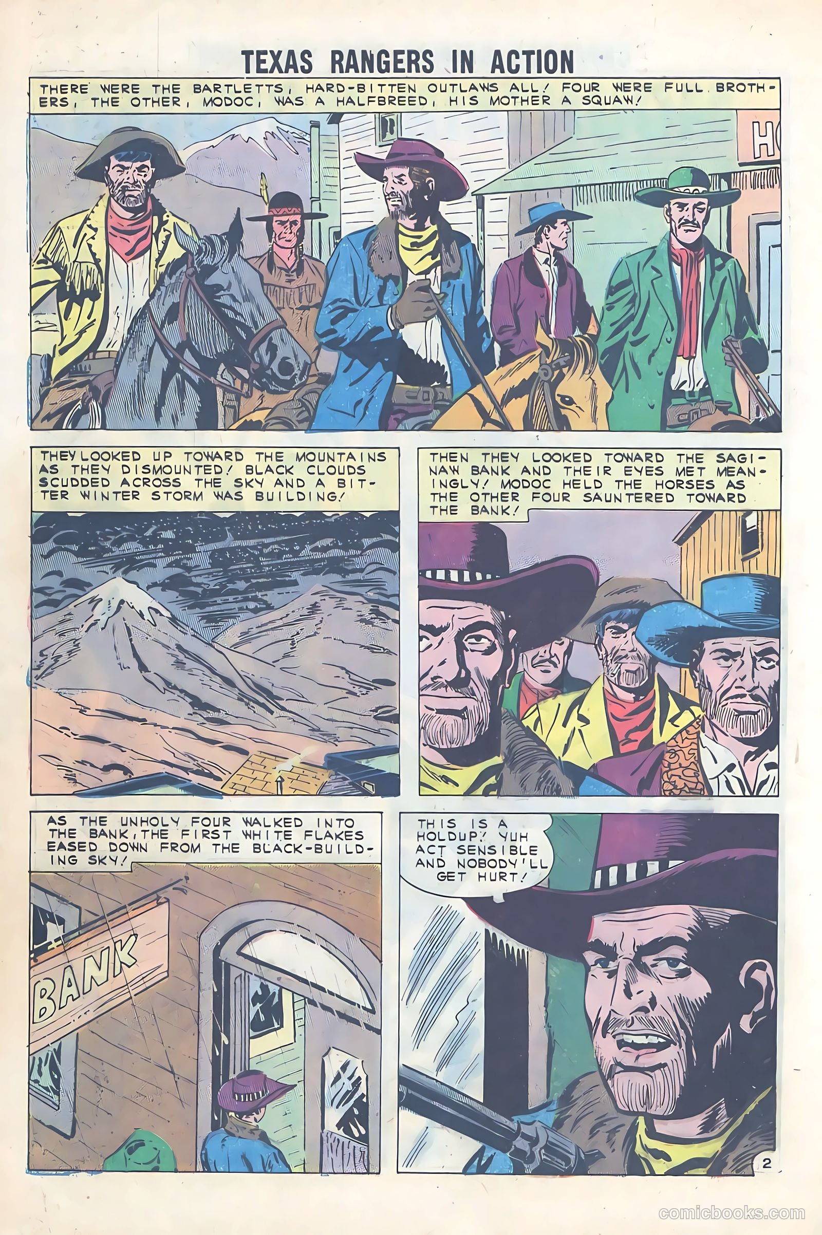 Texas Rangers in Action #29 (1961) — page 4 of 36