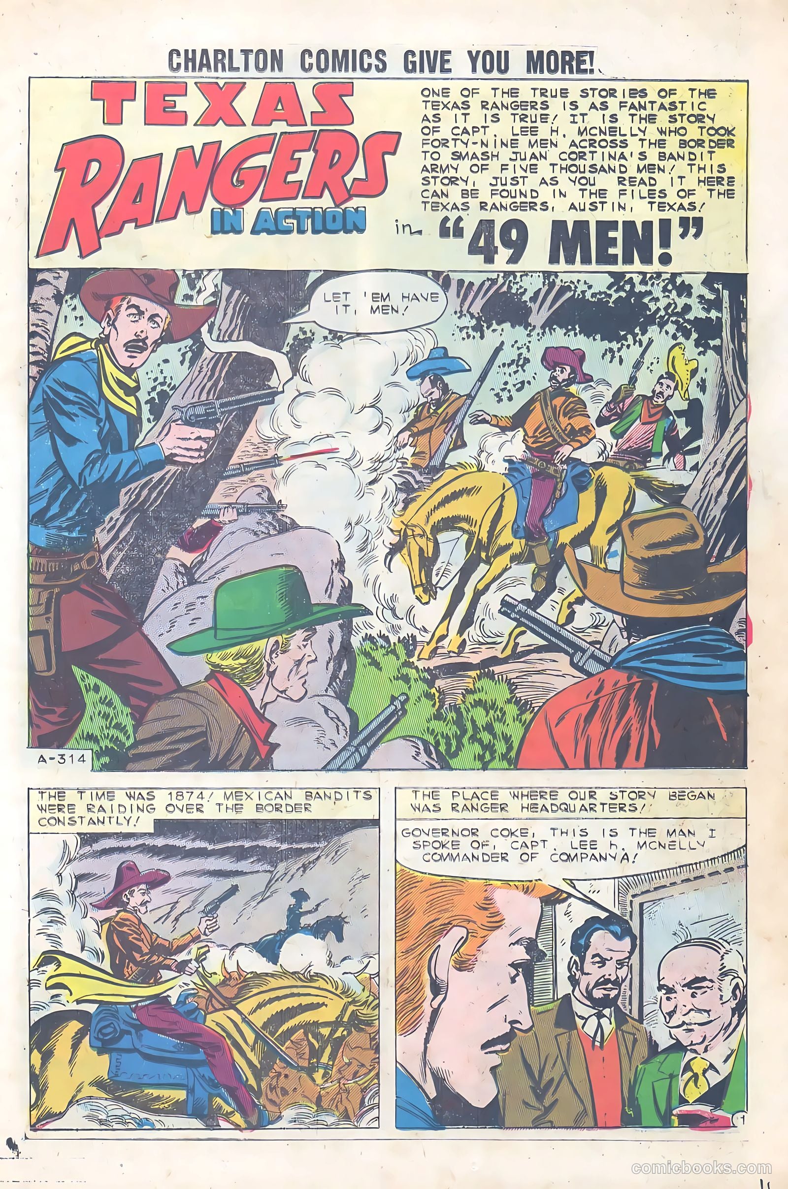 Texas Rangers in Action #29 (1961) — page 11 of 36