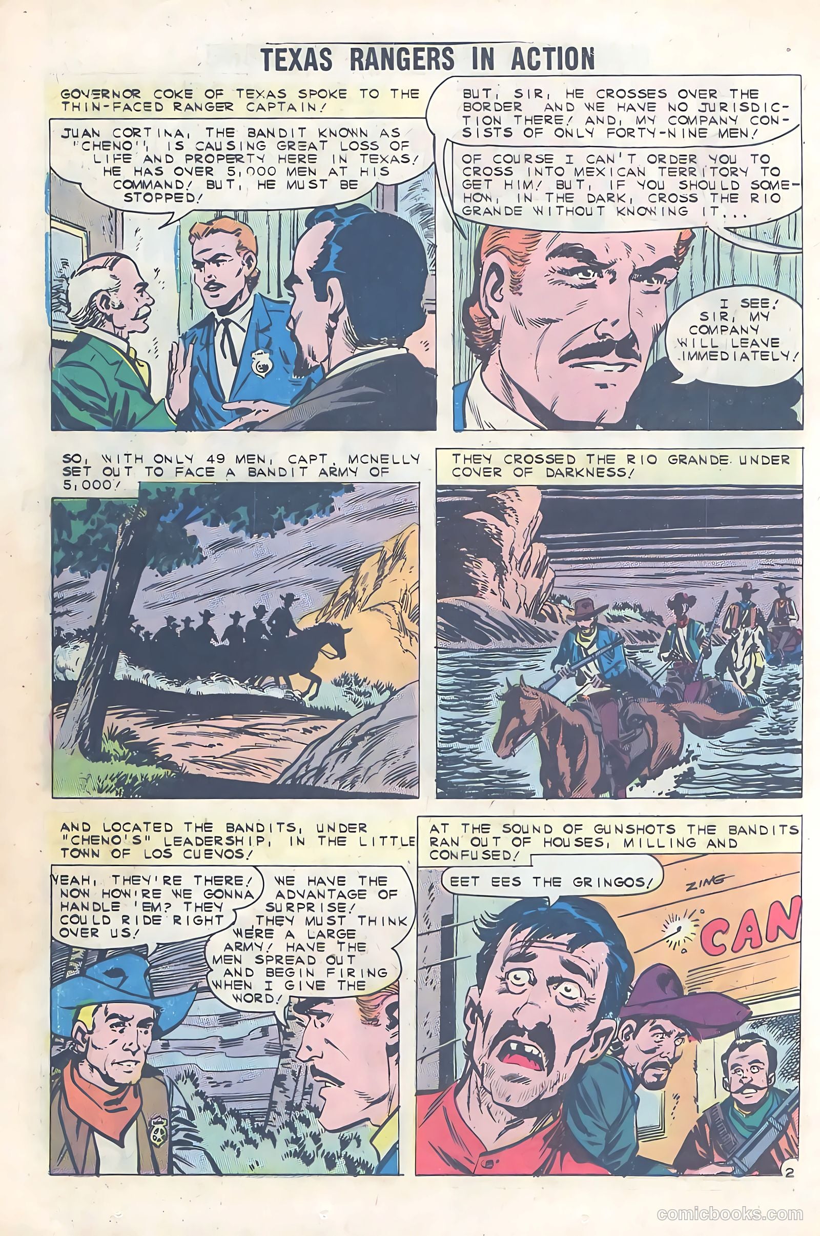 Texas Rangers in Action #29 (1961) — page 12 of 36