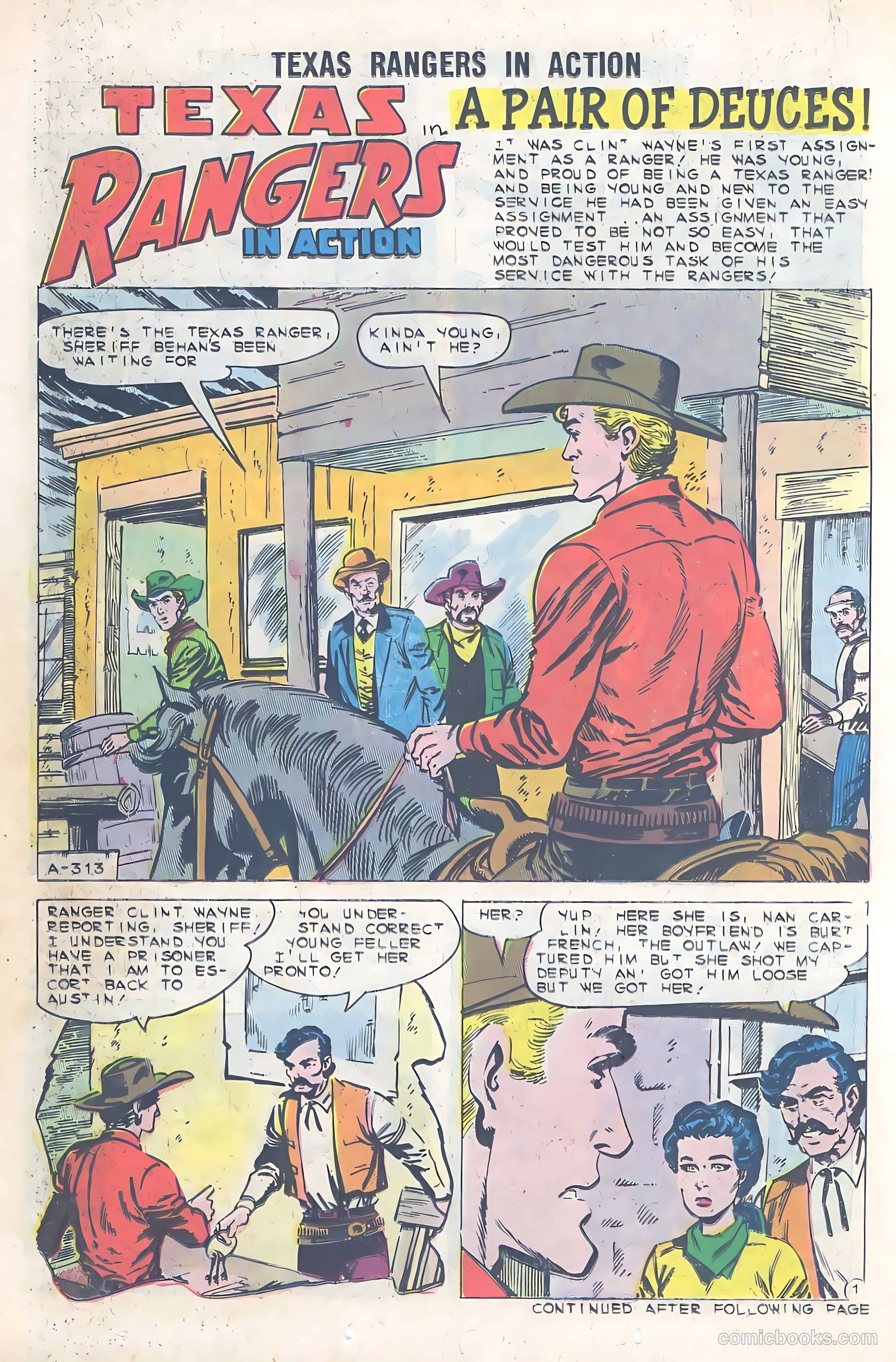 Texas Rangers in Action #29 (1961) — page 14 of 36