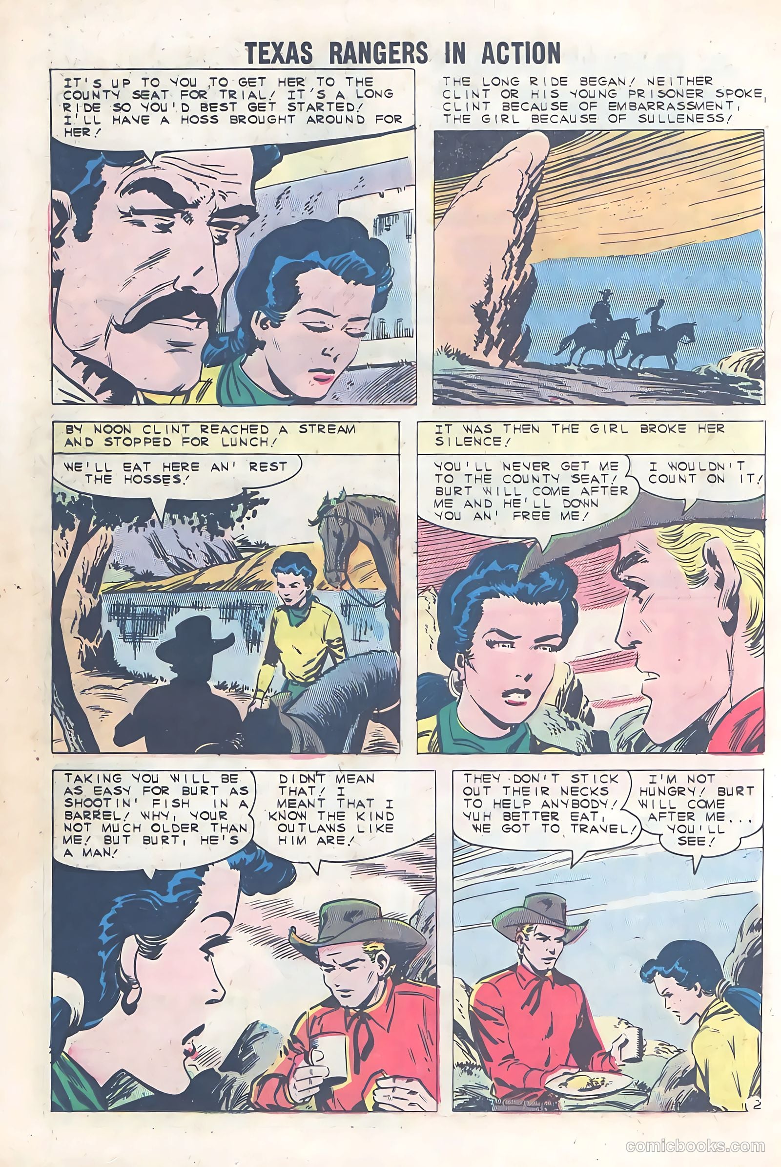 Texas Rangers in Action #29 (1961) — page 16 of 36