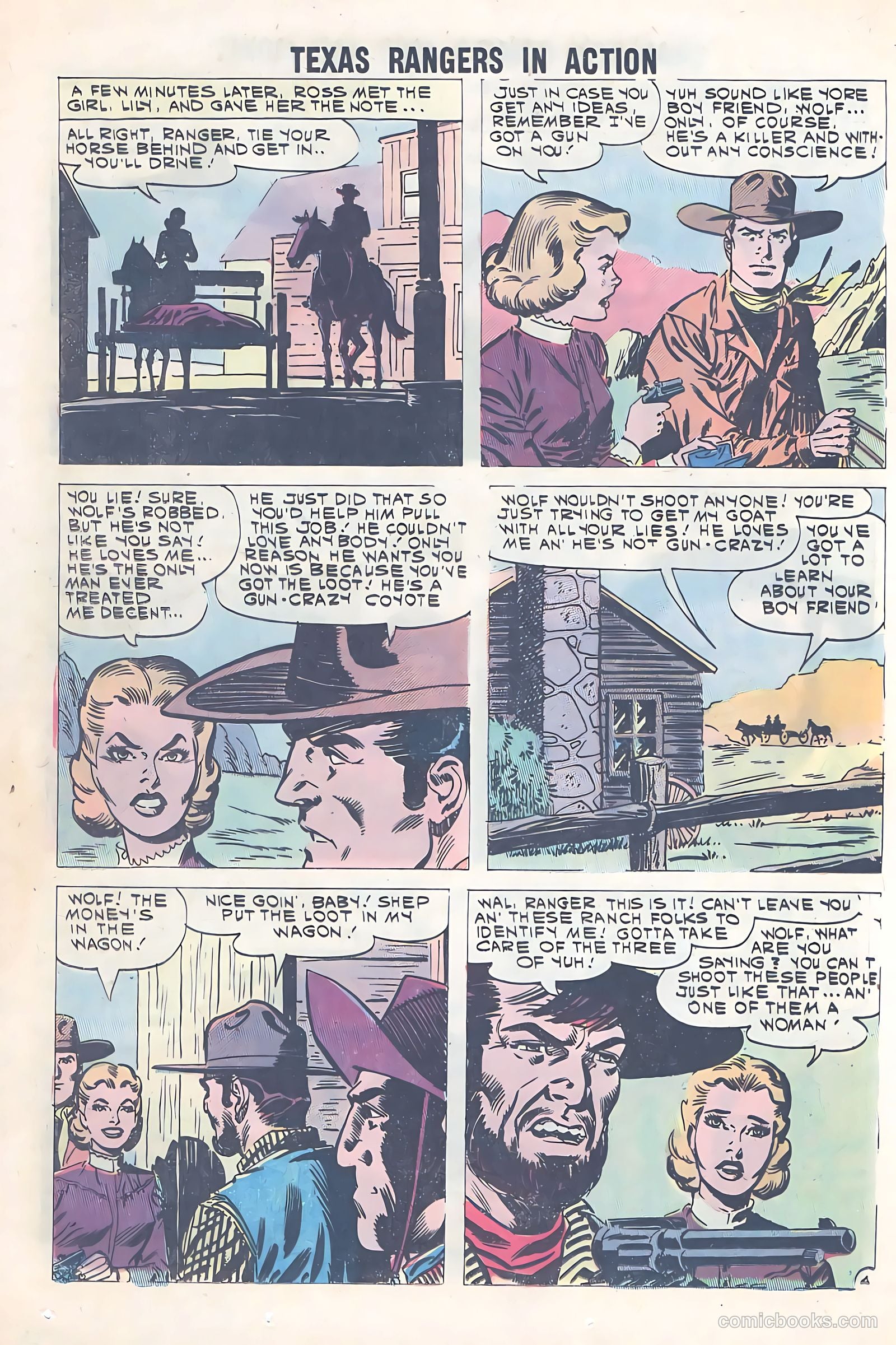 Texas Rangers in Action #29 (1961) — page 24 of 36