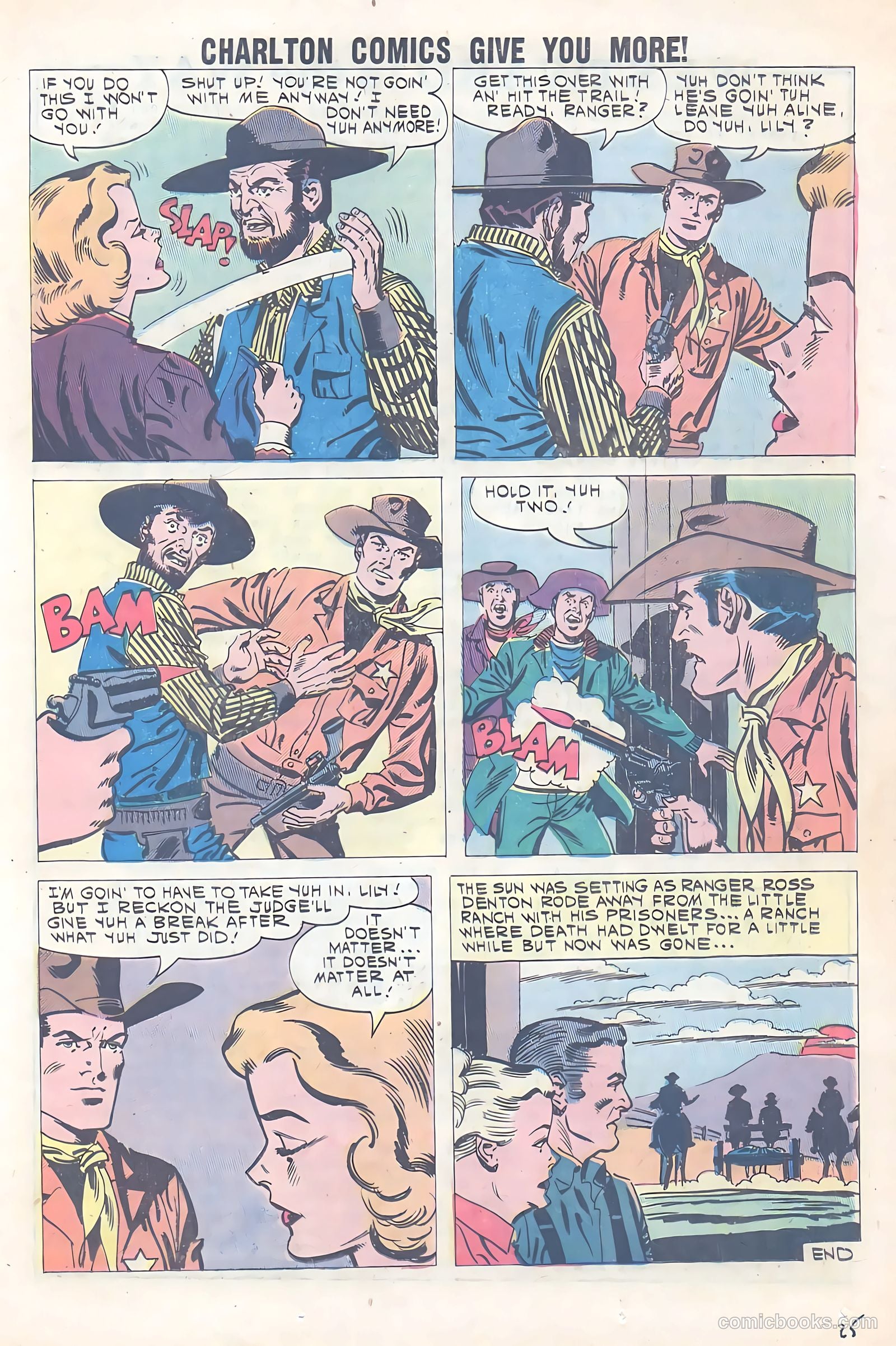 Texas Rangers in Action #29 (1961) — page 25 of 36