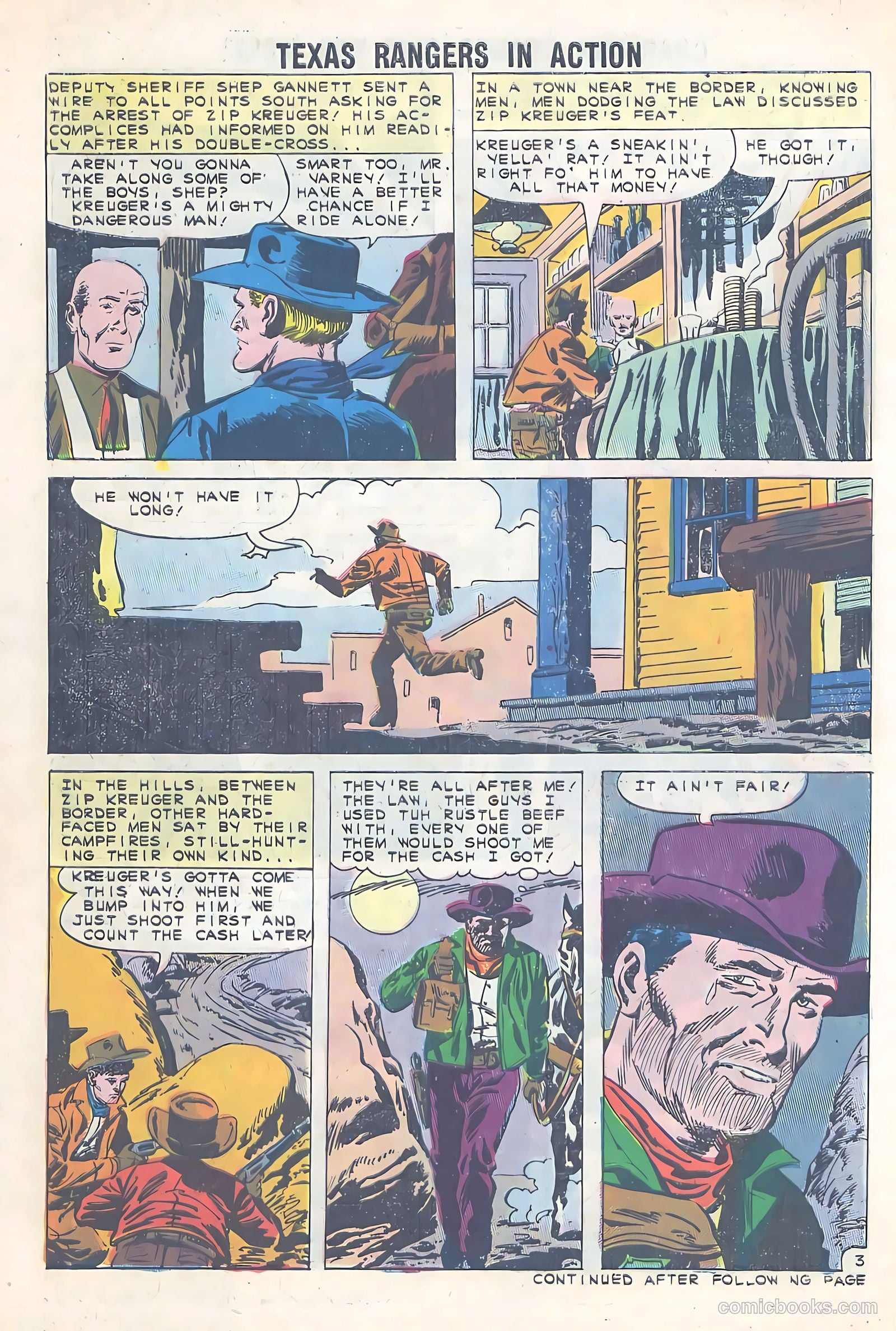 Texas Rangers in Action #29 (1961) — page 30 of 36