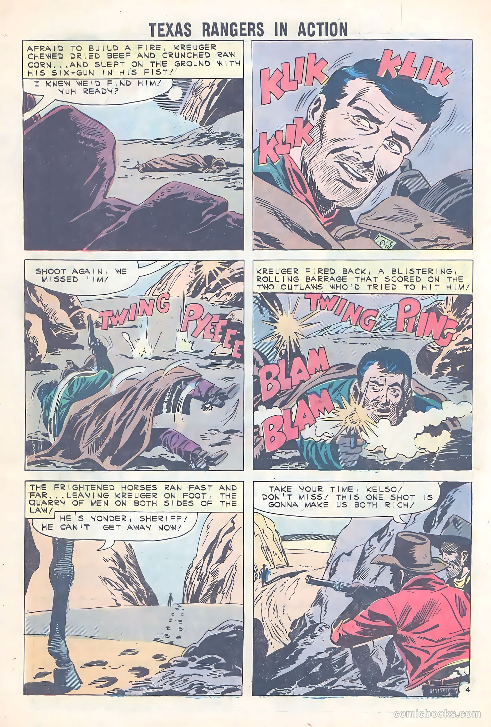 Texas Rangers in Action #29 (1961) — page 32 of 36