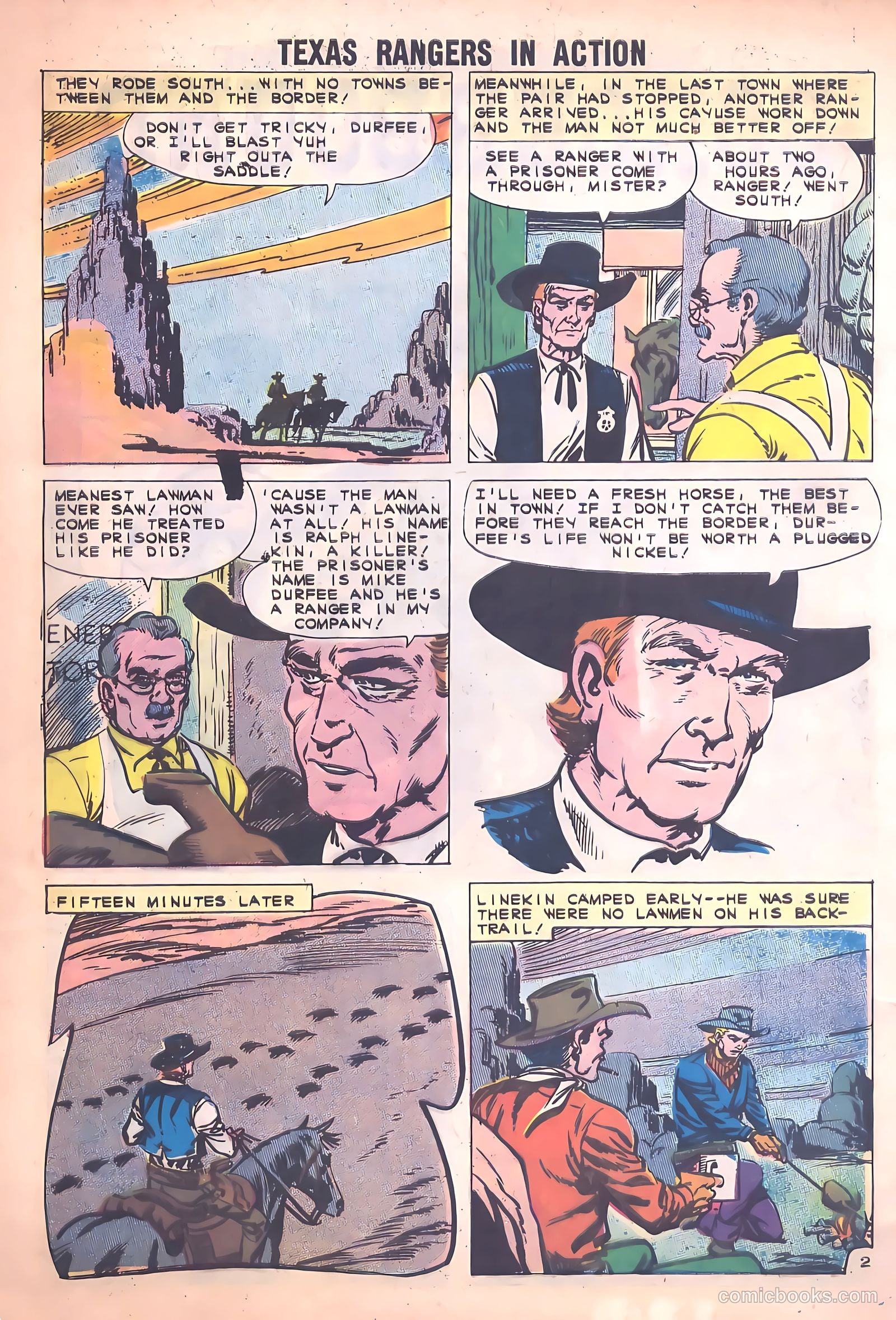 Texas Rangers in Action #30 (1961) — page 4 of 36