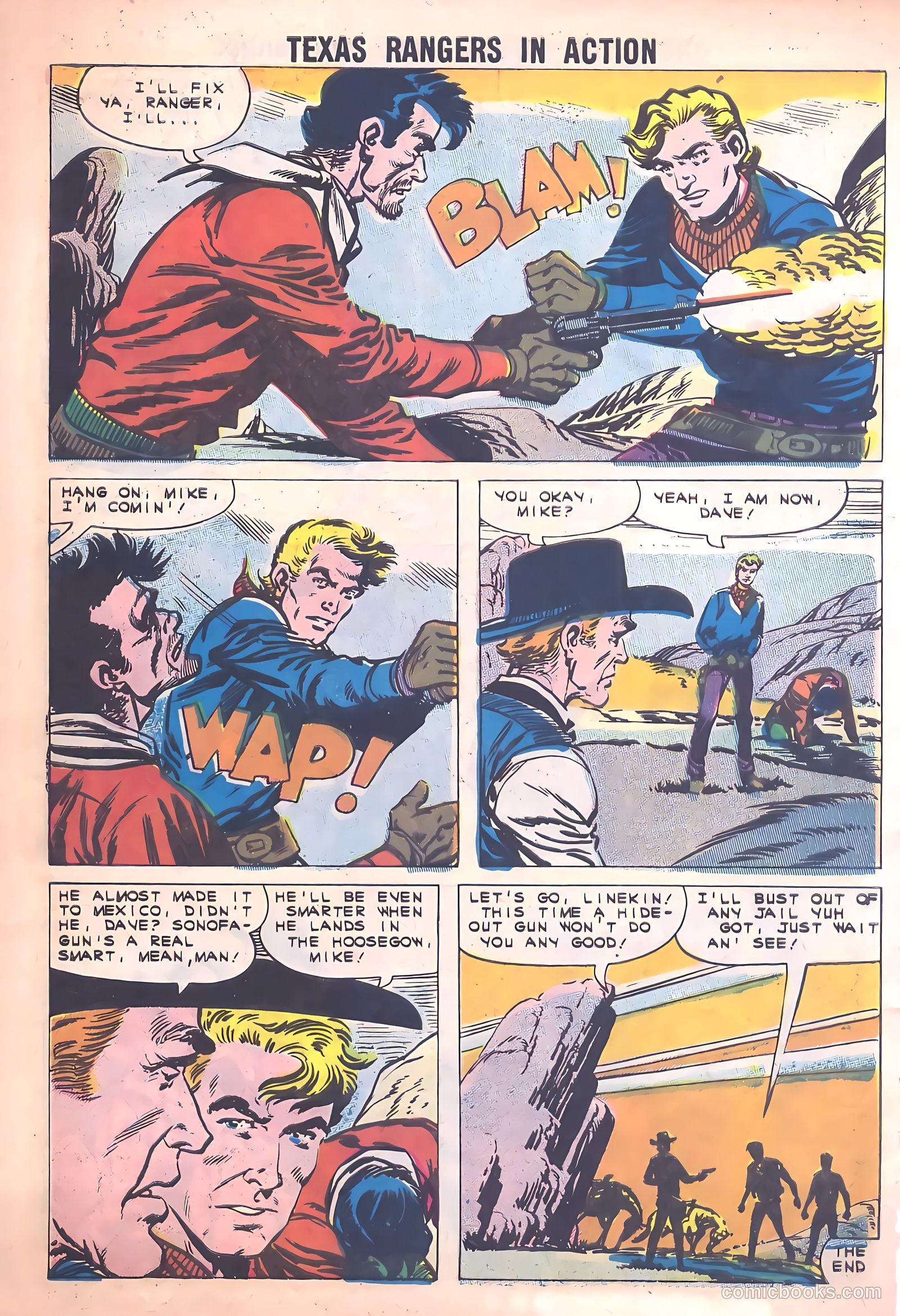 Texas Rangers in Action #30 (1961) — page 8 of 36