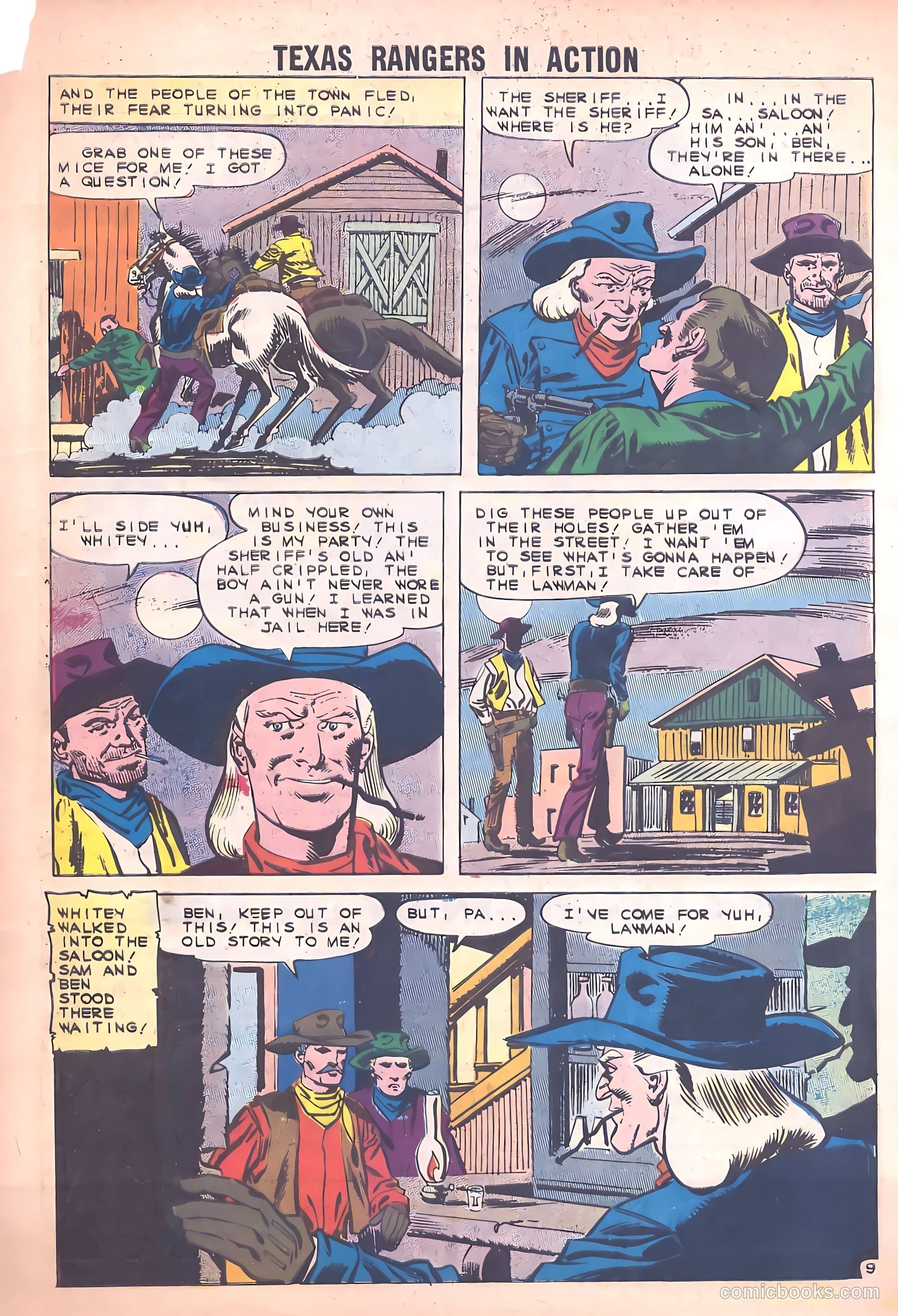 Texas Rangers in Action #30 (1961) — page 32 of 36