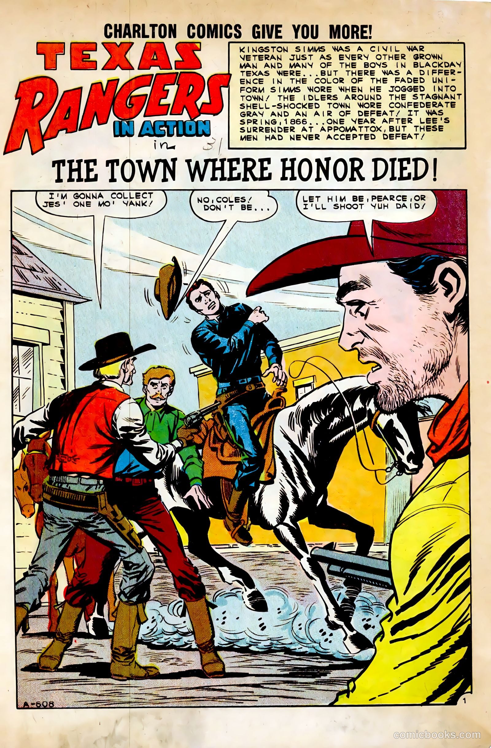 Texas Rangers in Action #31 (1961) — page 3 of 36