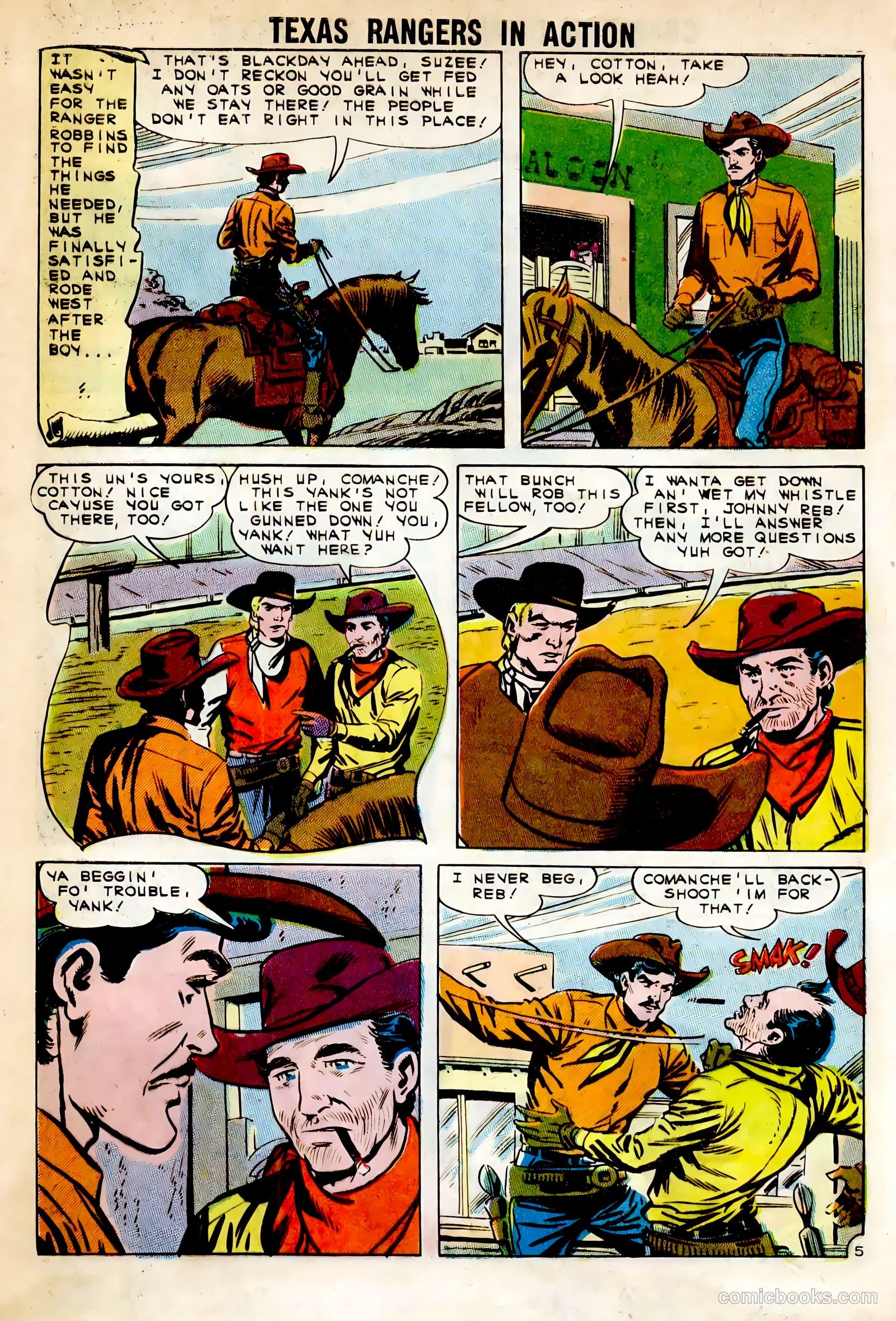 Texas Rangers in Action #31 (1961) — page 8 of 36