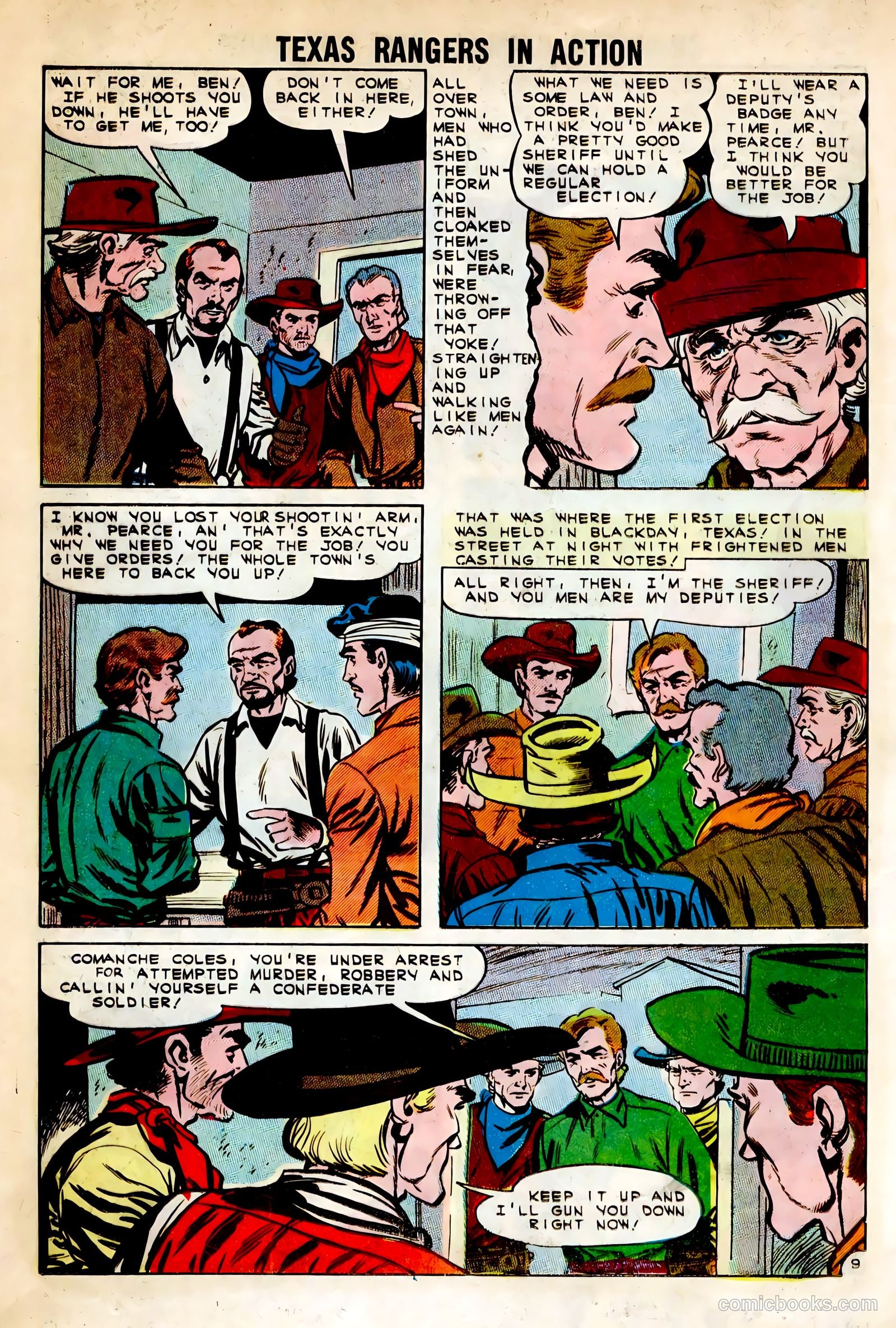 Texas Rangers in Action #31 (1961) — page 12 of 36
