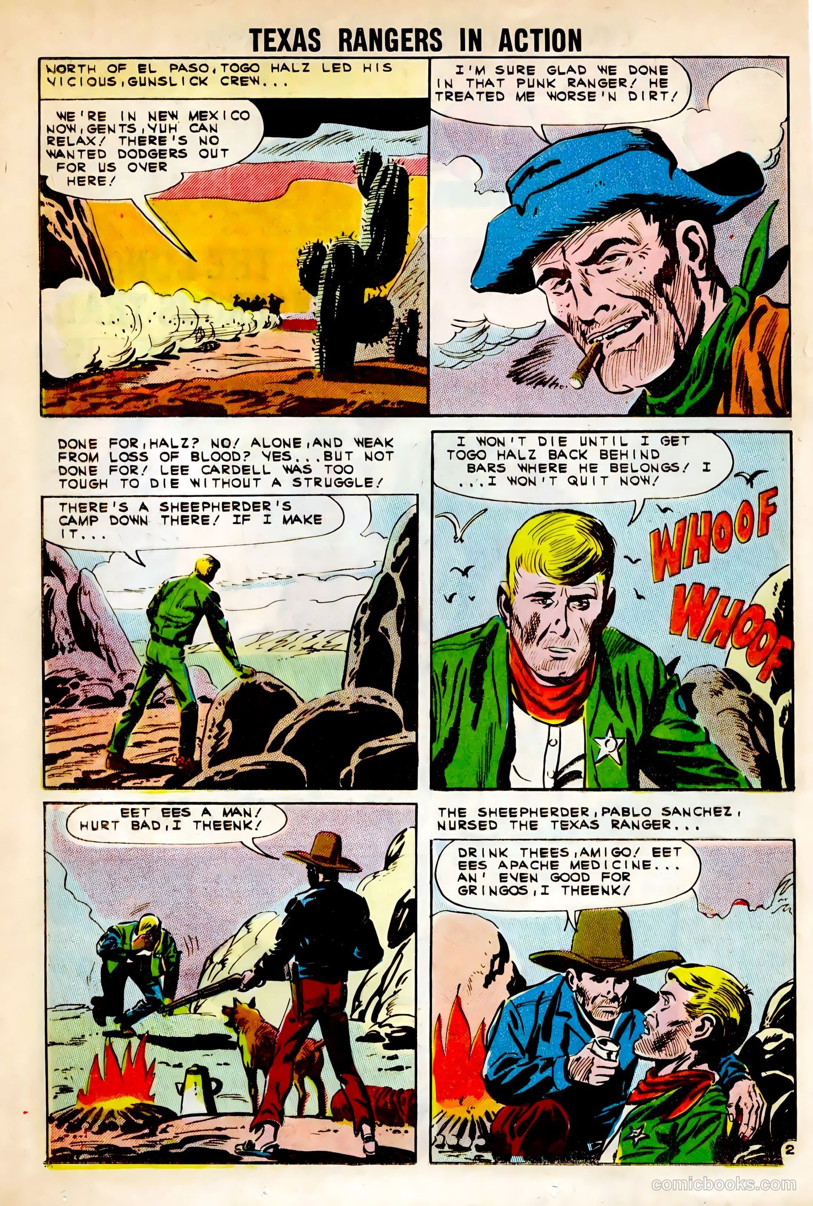 Texas Rangers in Action #31 (1961) — page 24 of 36