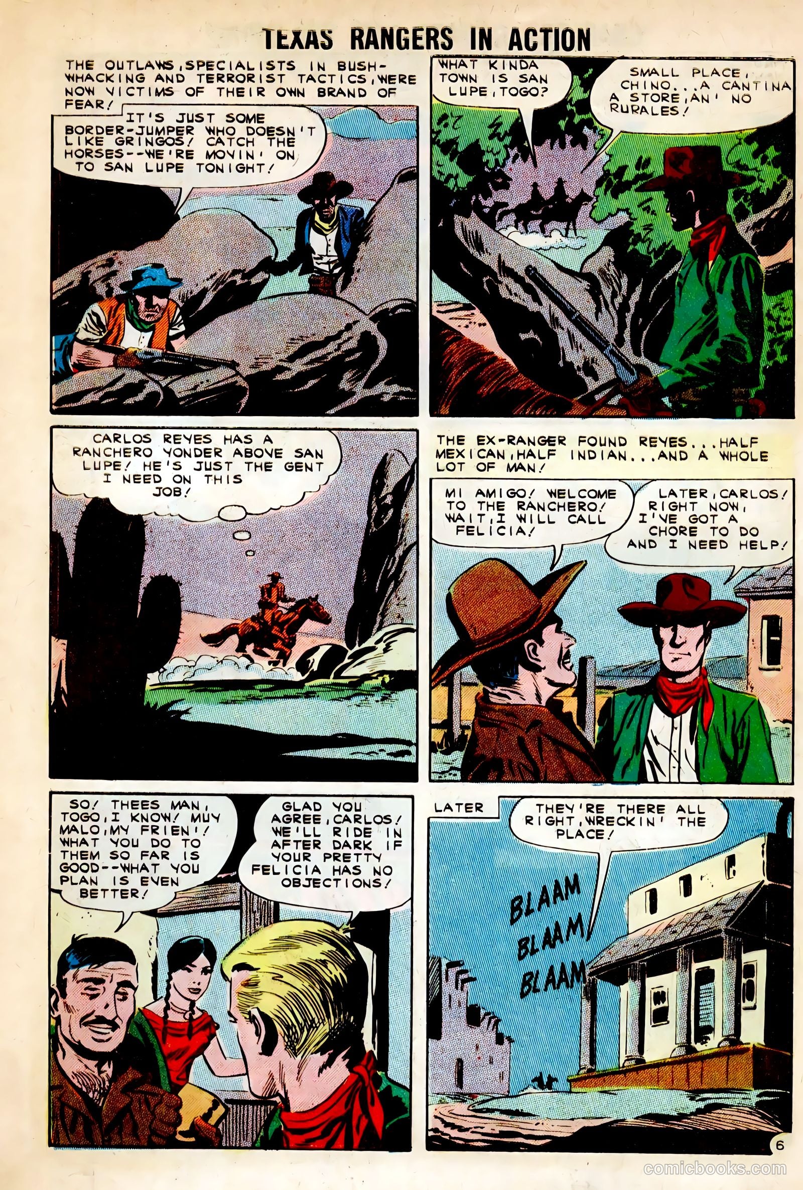 Texas Rangers in Action #31 (1961) — page 28 of 36