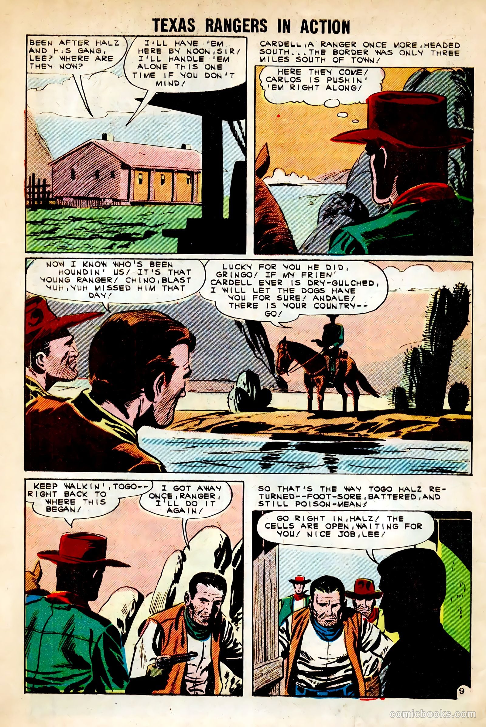 Texas Rangers in Action #31 (1961) — page 32 of 36