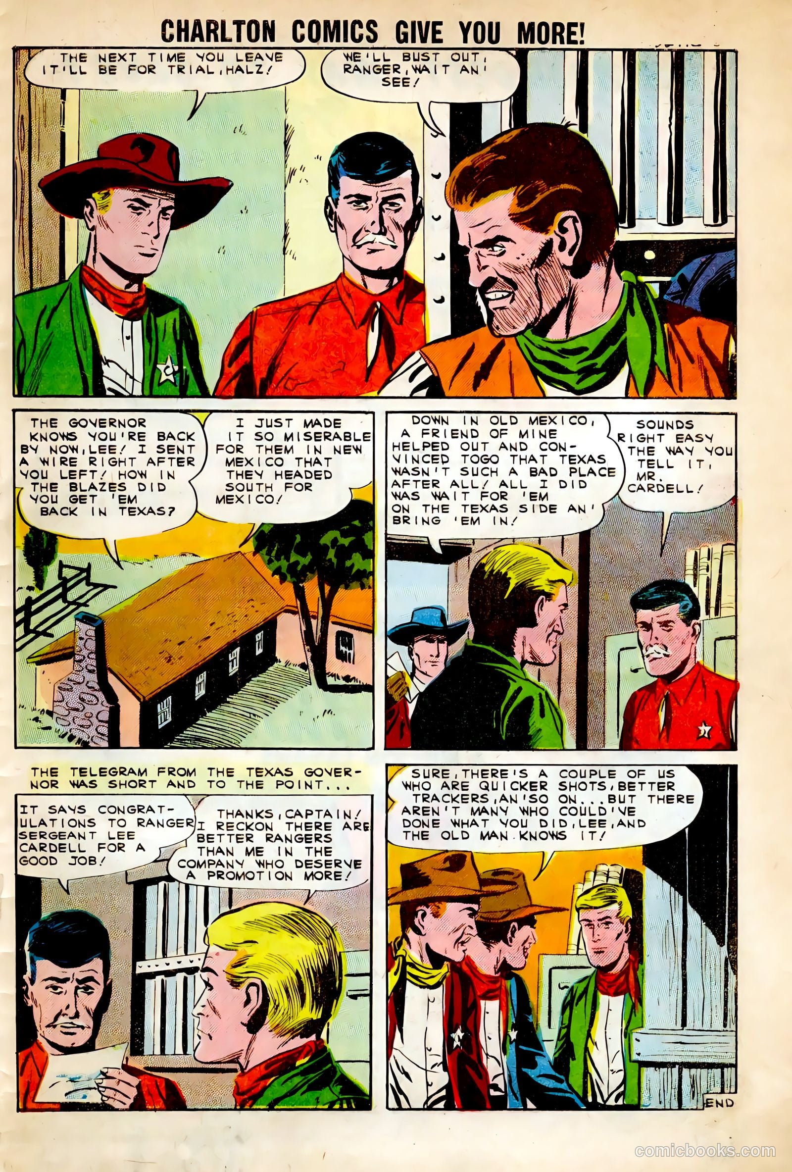 Texas Rangers in Action #31 (1961) — page 33 of 36