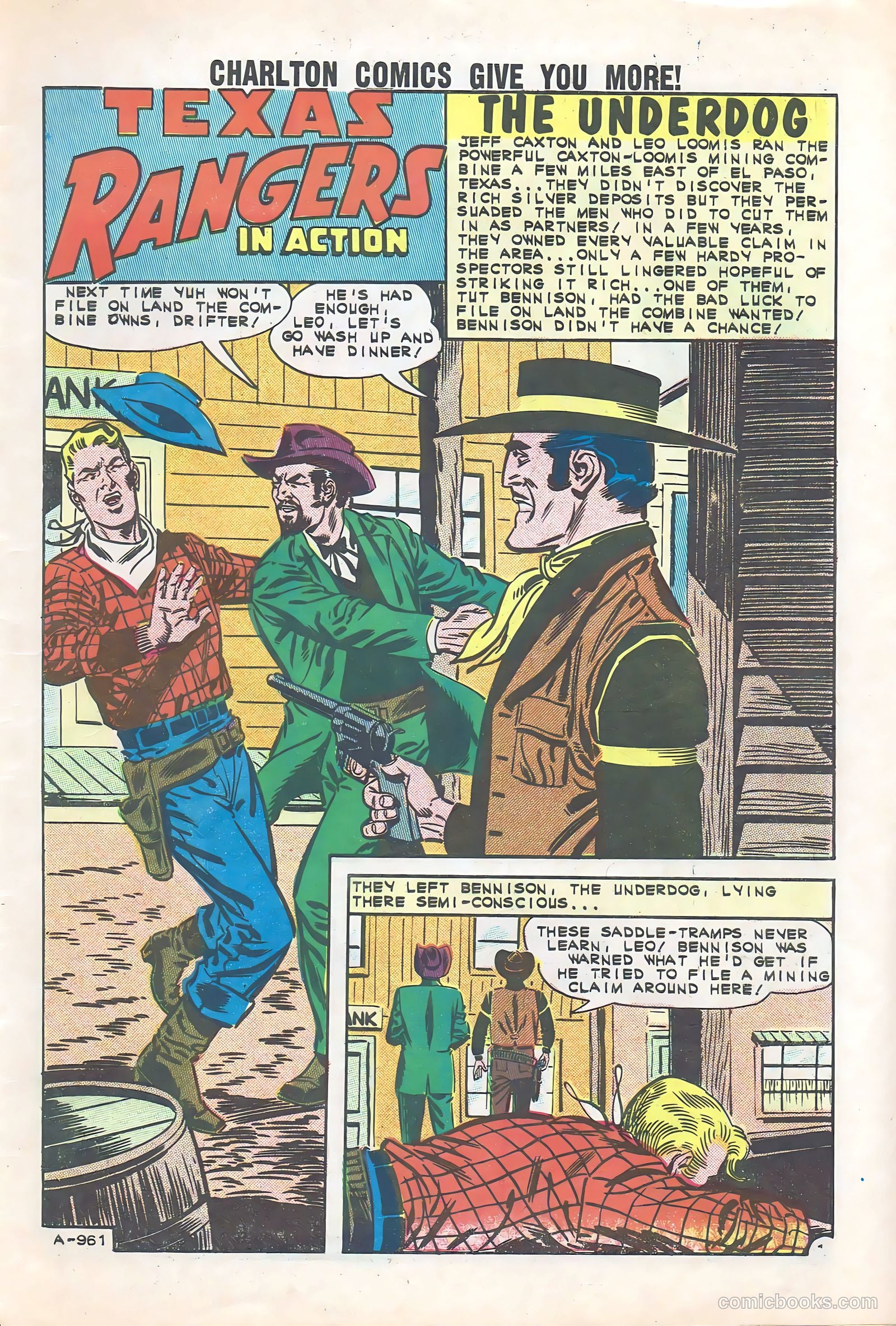 Texas Rangers in Action #32 (1962) — page 3 of 36