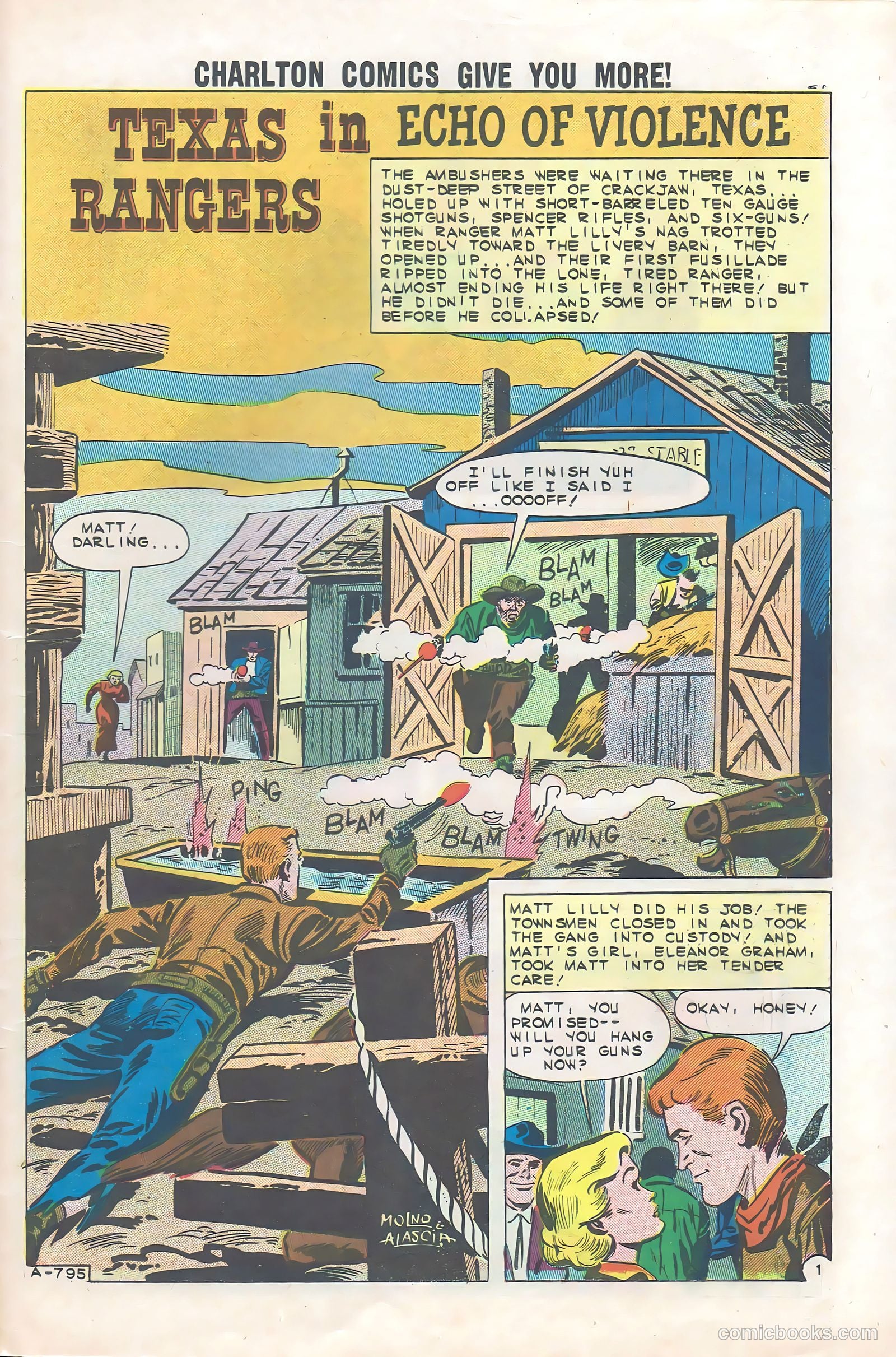 Texas Rangers in Action #32 (1962) — page 23 of 36