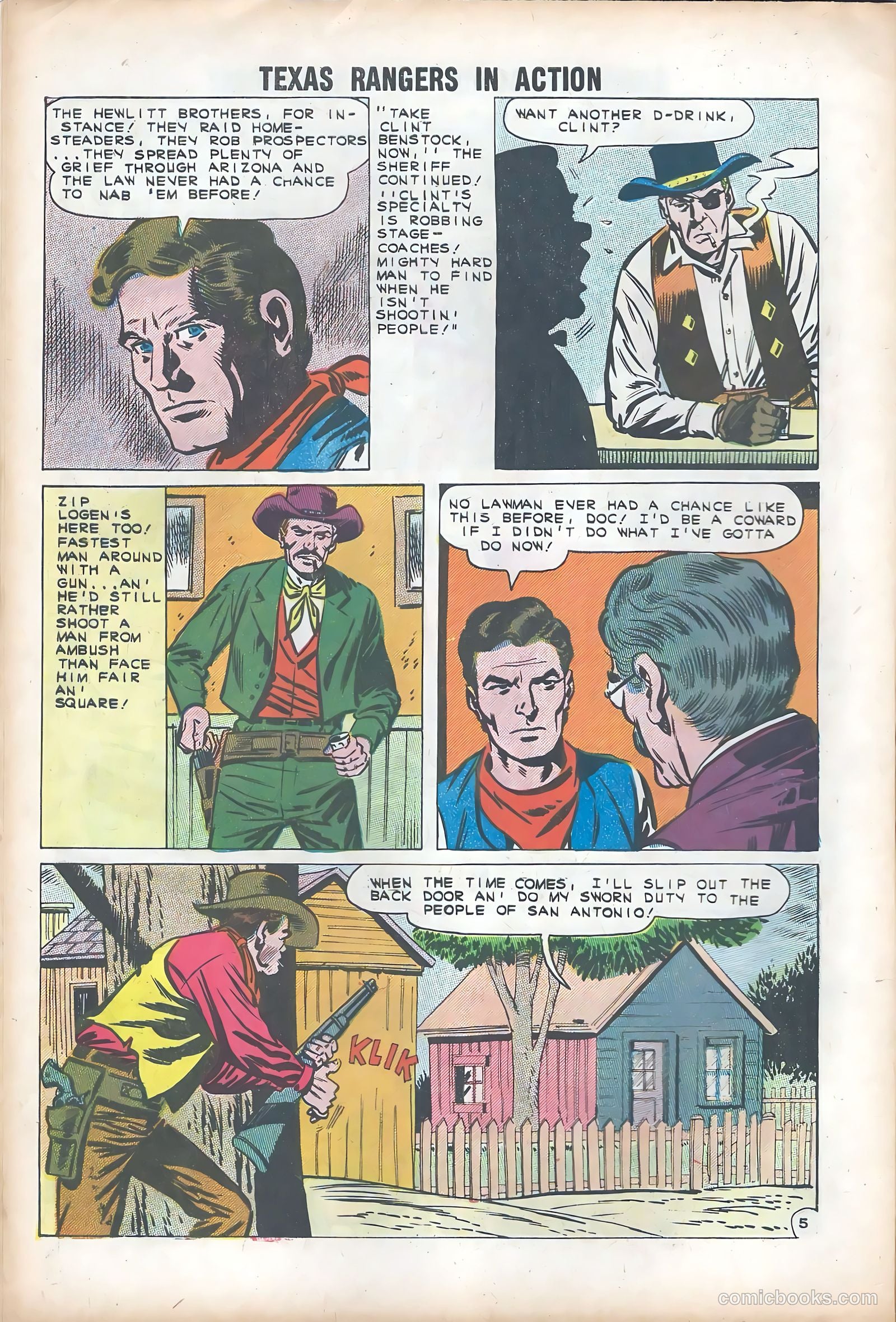 Texas Rangers in Action #33 (1962) — page 8 of 36