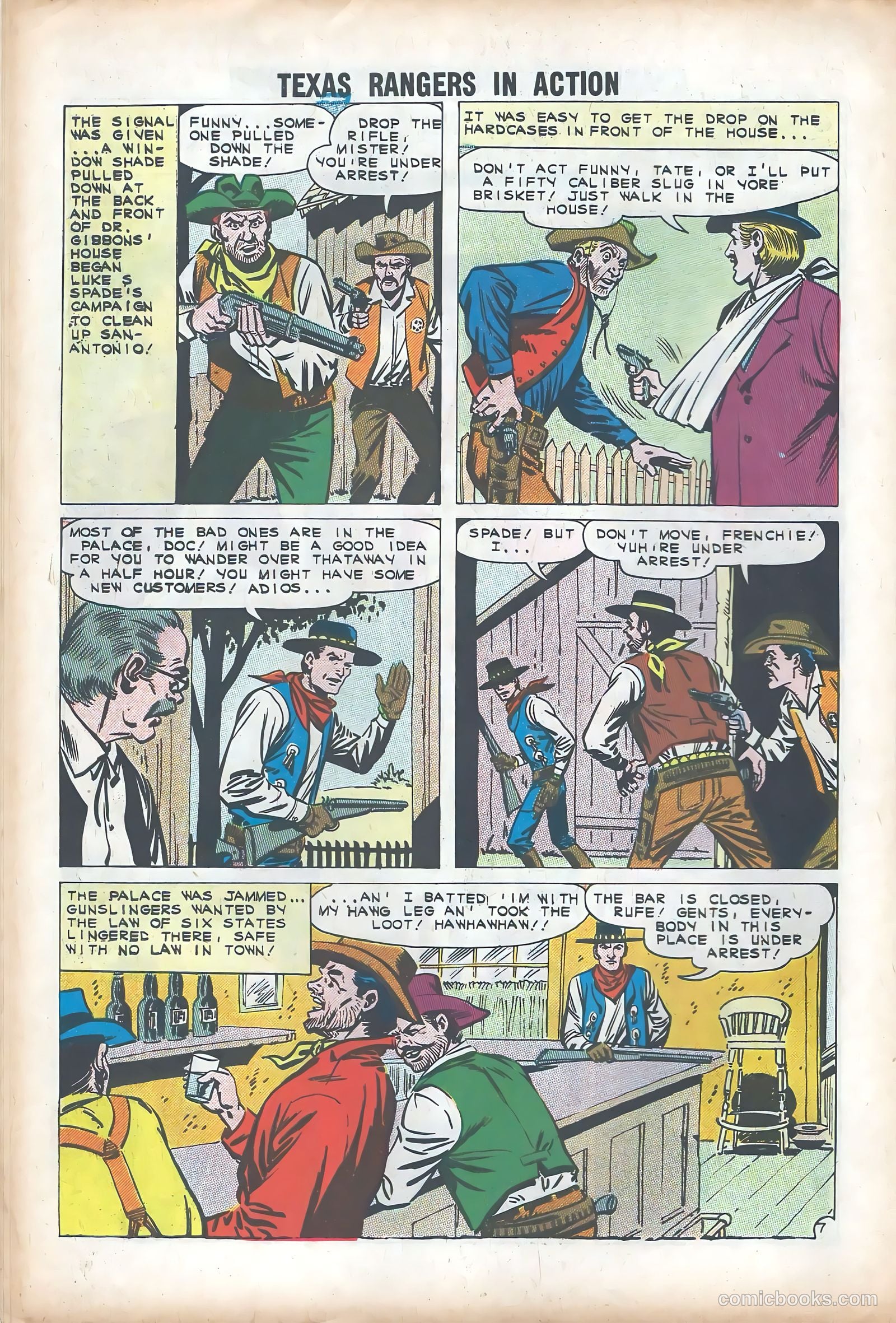 Texas Rangers in Action #33 (1962) — page 10 of 36
