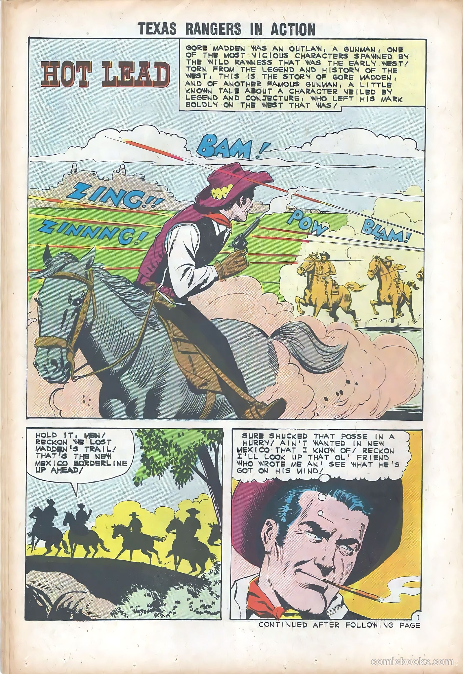 Texas Rangers in Action #33 (1962) — page 14 of 36