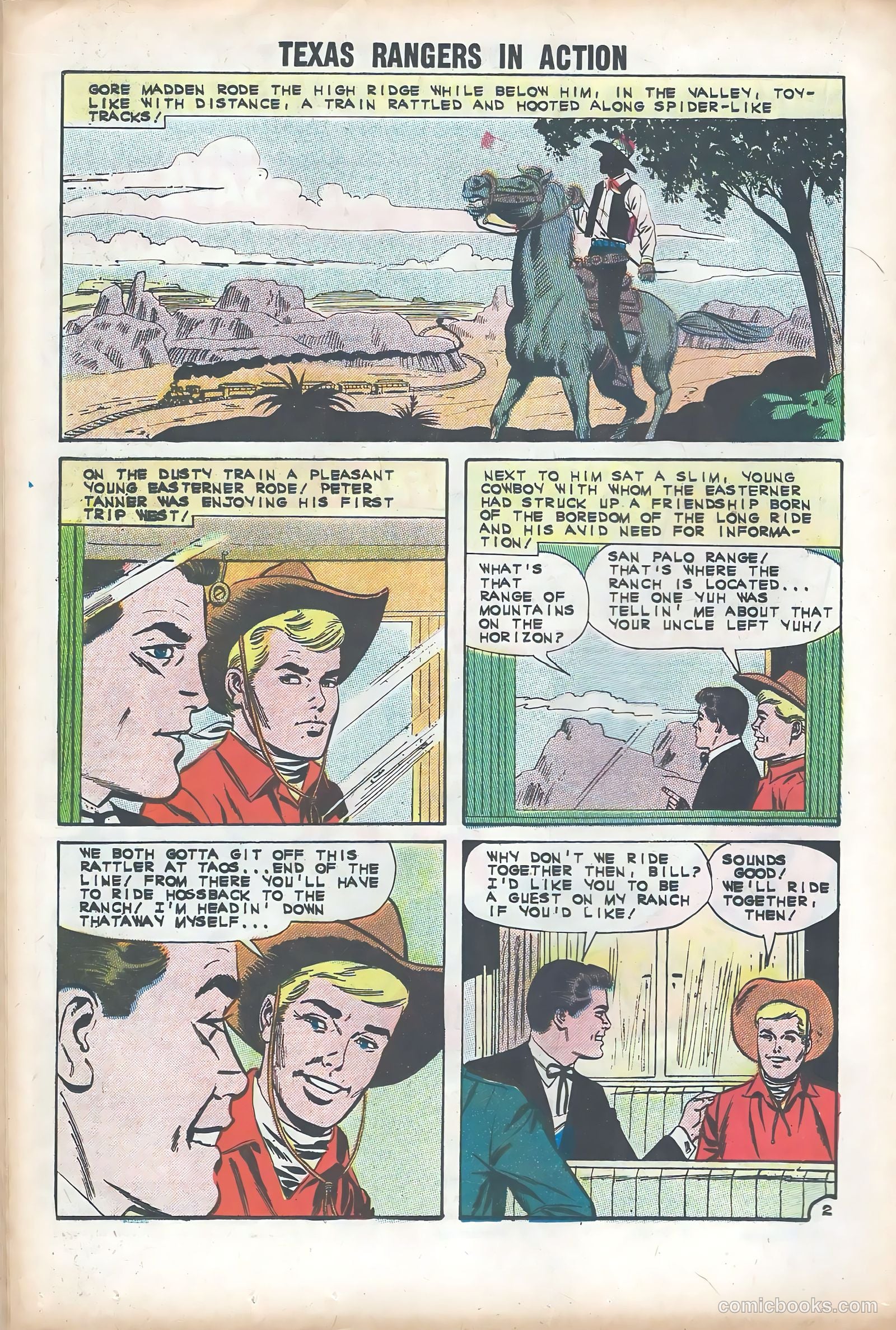 Texas Rangers in Action #33 (1962) — page 16 of 36