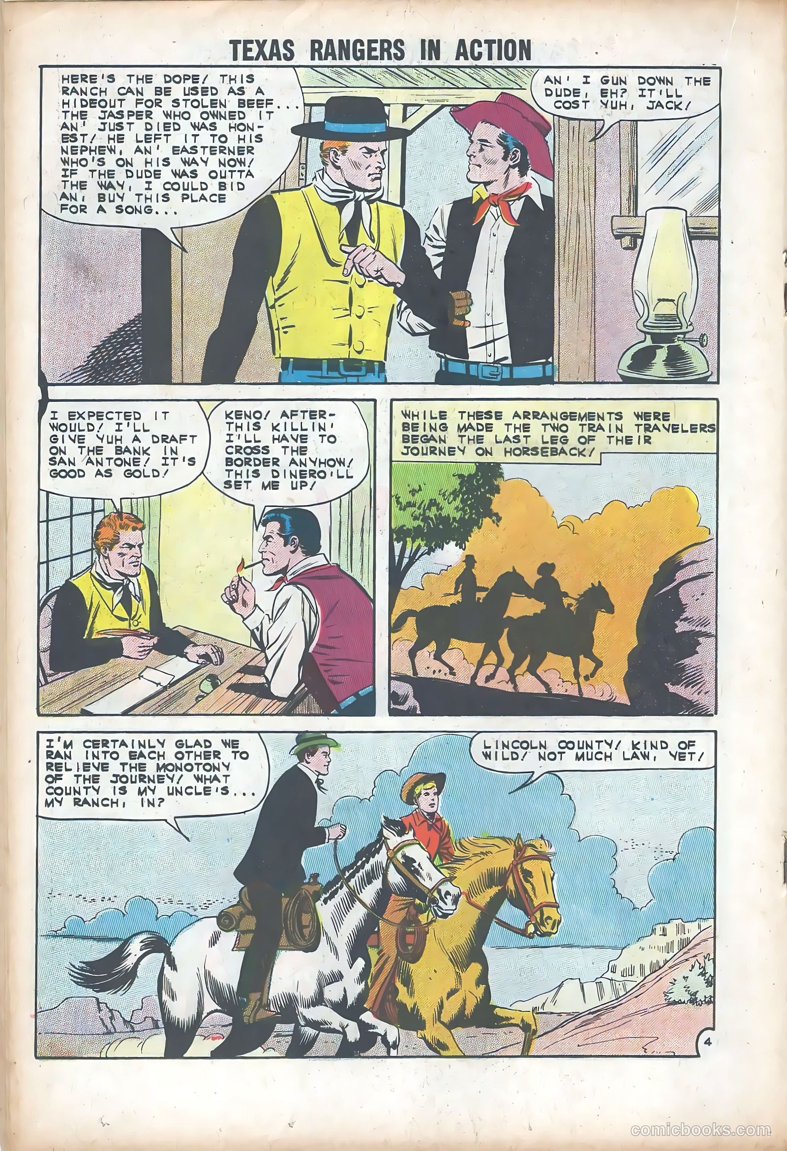 Texas Rangers in Action #33 (1962) — page 18 of 36