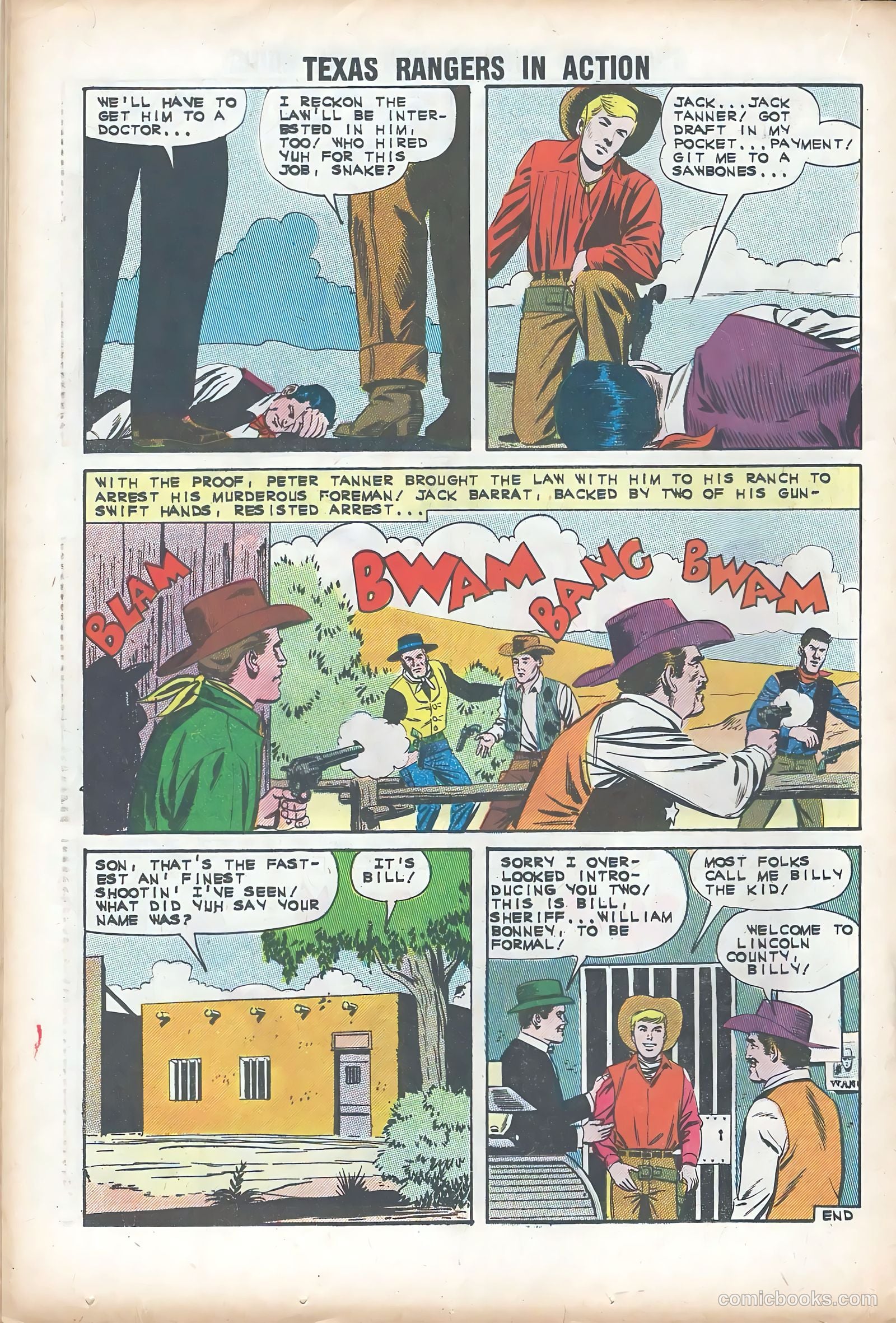 Texas Rangers in Action #33 (1962) — page 20 of 36