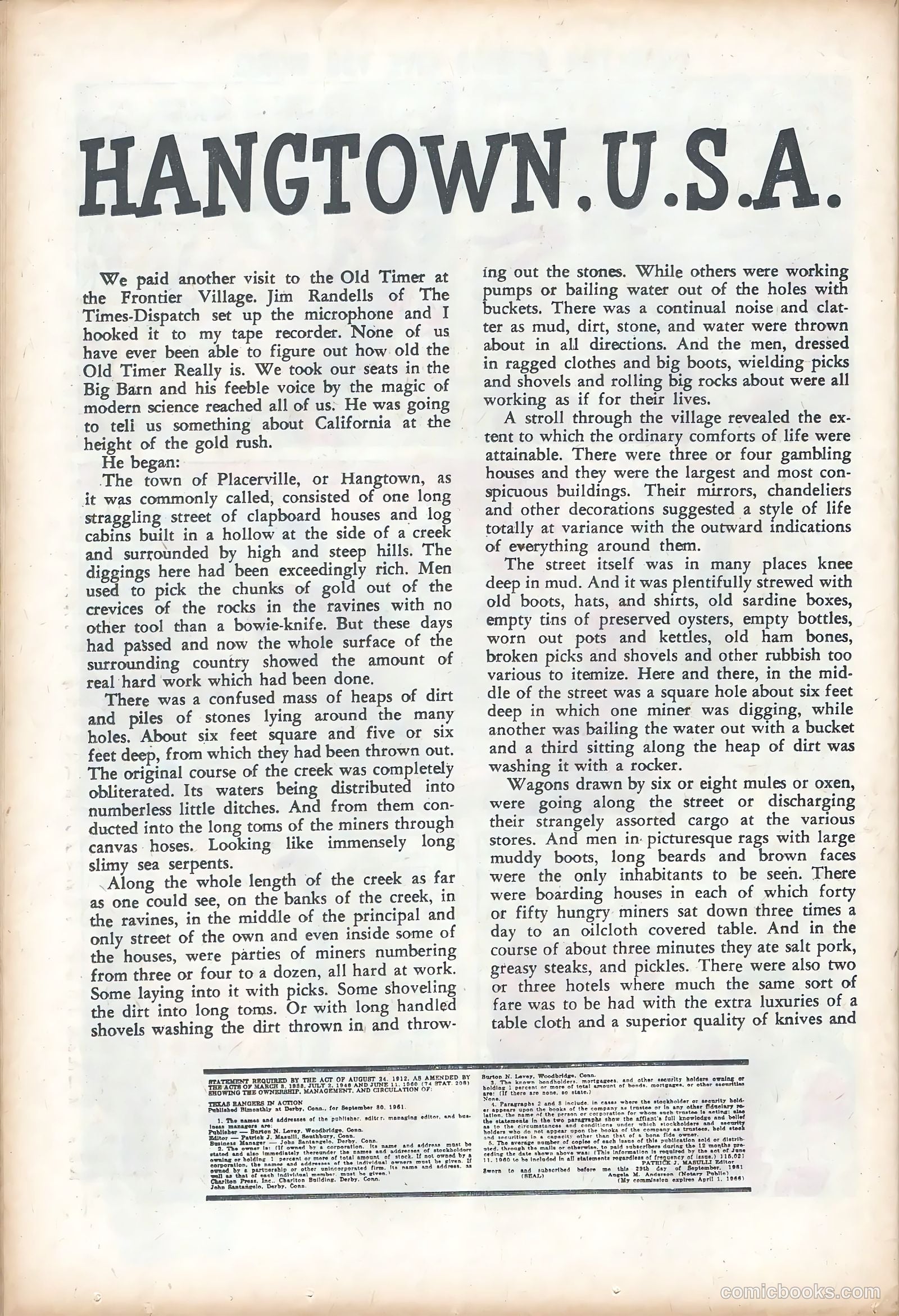 Texas Rangers in Action #33 (1962) — page 24 of 36