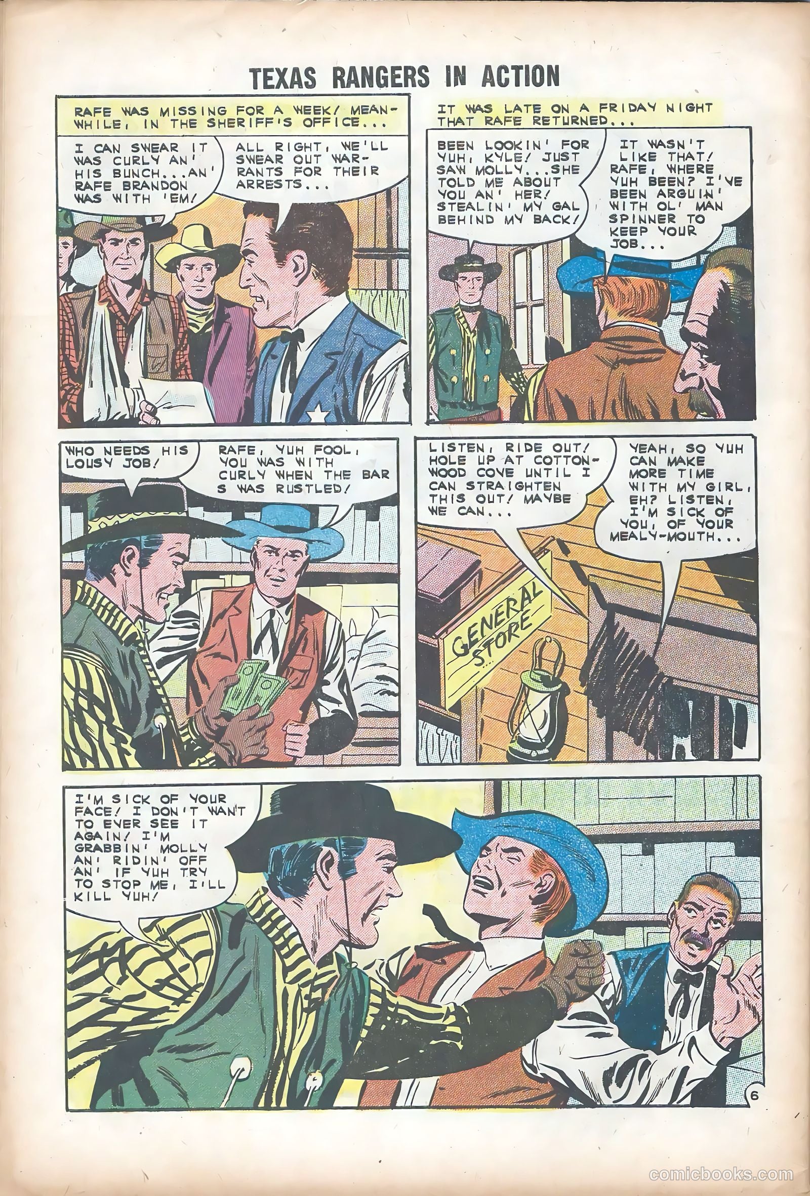 Texas Rangers in Action #33 (1962) — page 32 of 36