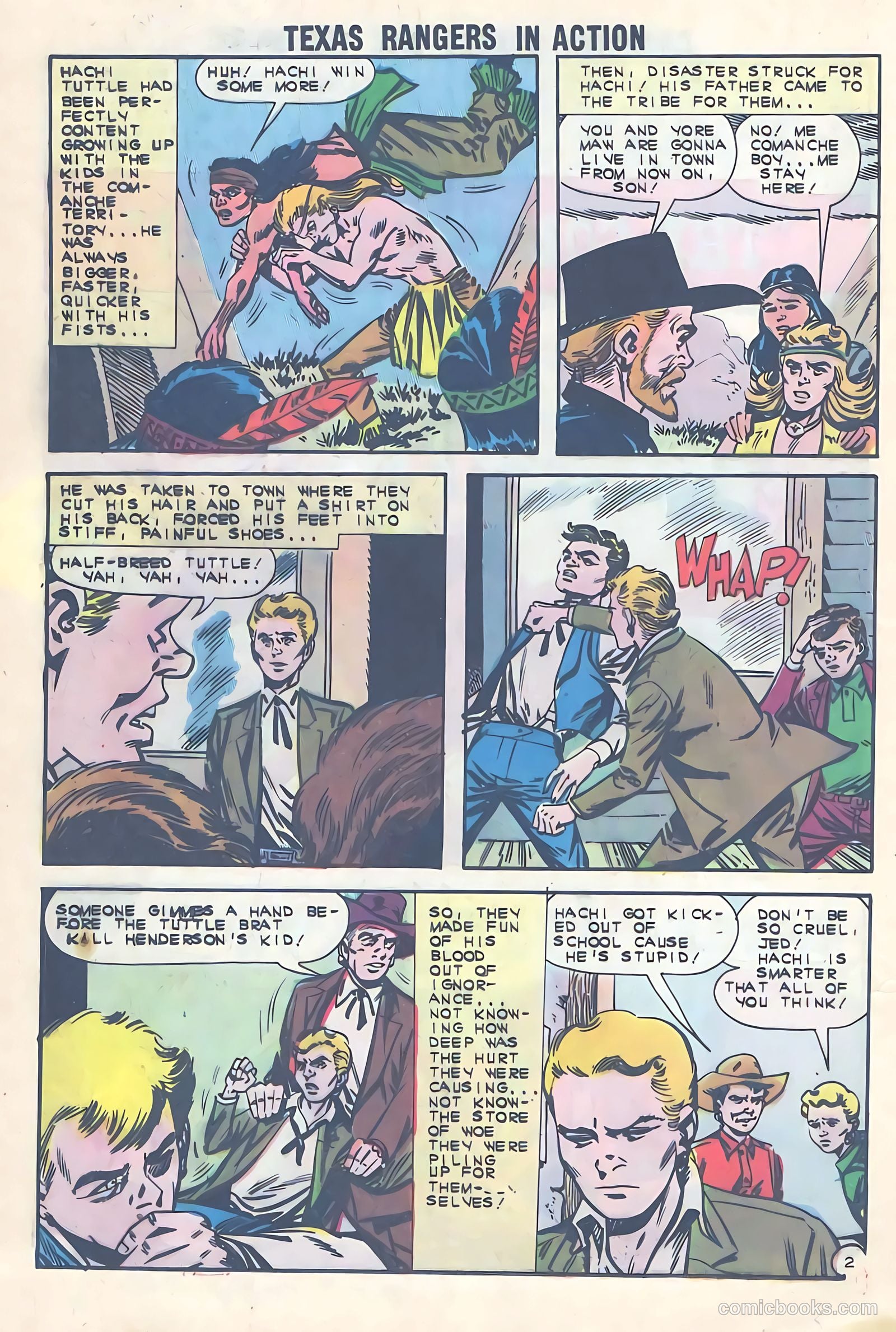 Texas Rangers in Action #36 (1962) — page 20 of 36