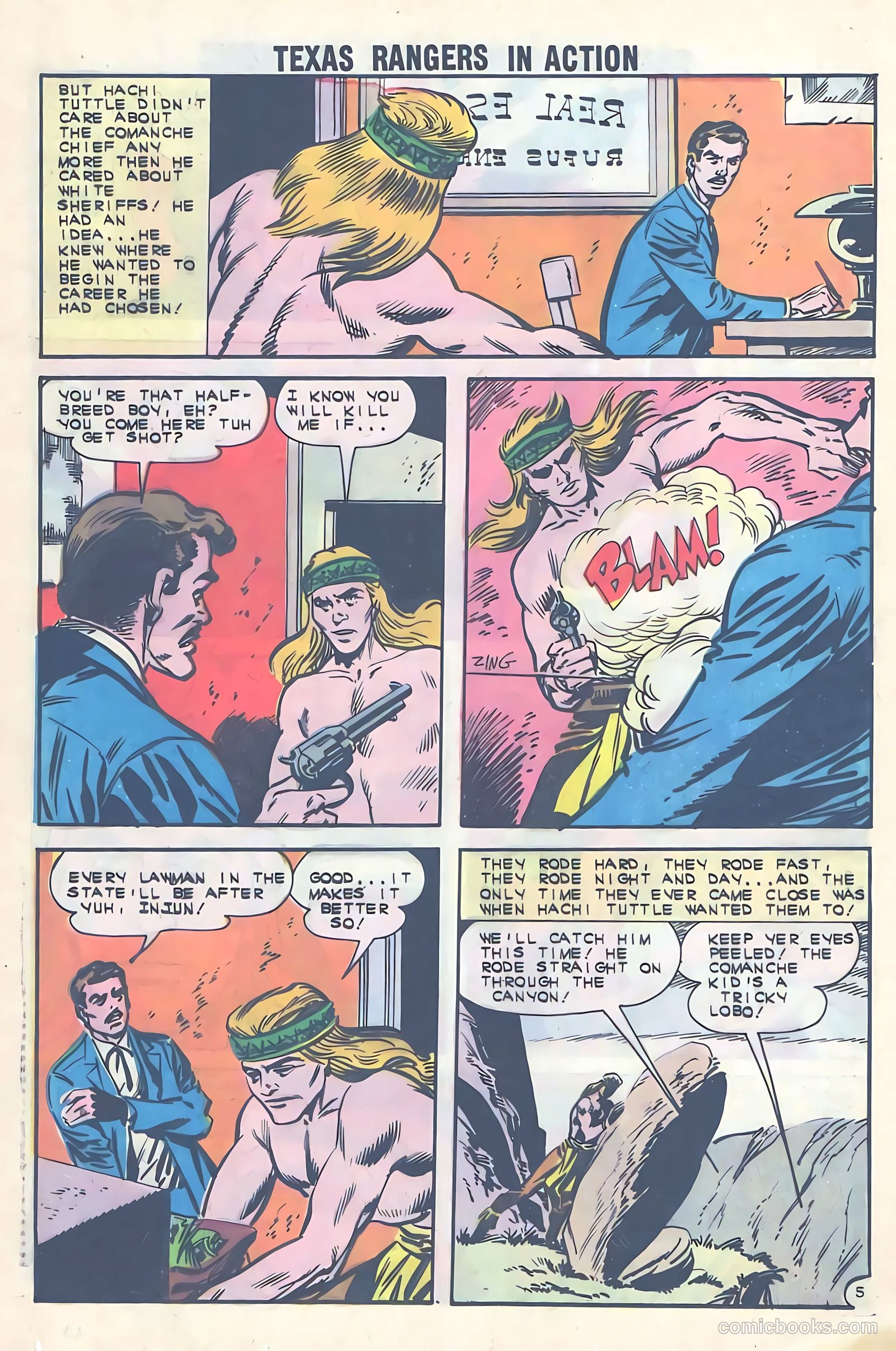 Texas Rangers in Action #36 (1962) — page 24 of 36