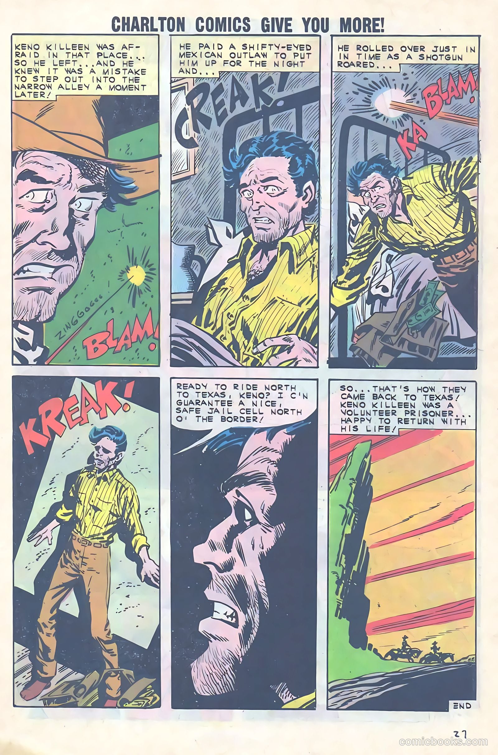 Texas Rangers in Action #36 (1962) — page 27 of 36