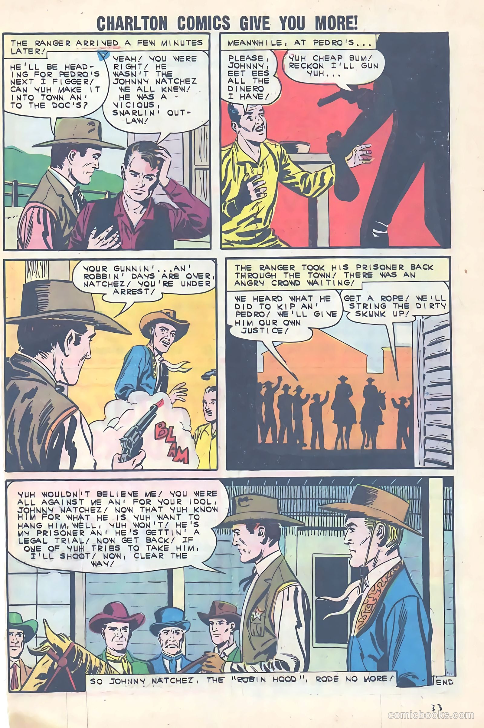 Texas Rangers in Action #36 (1962) — page 33 of 36