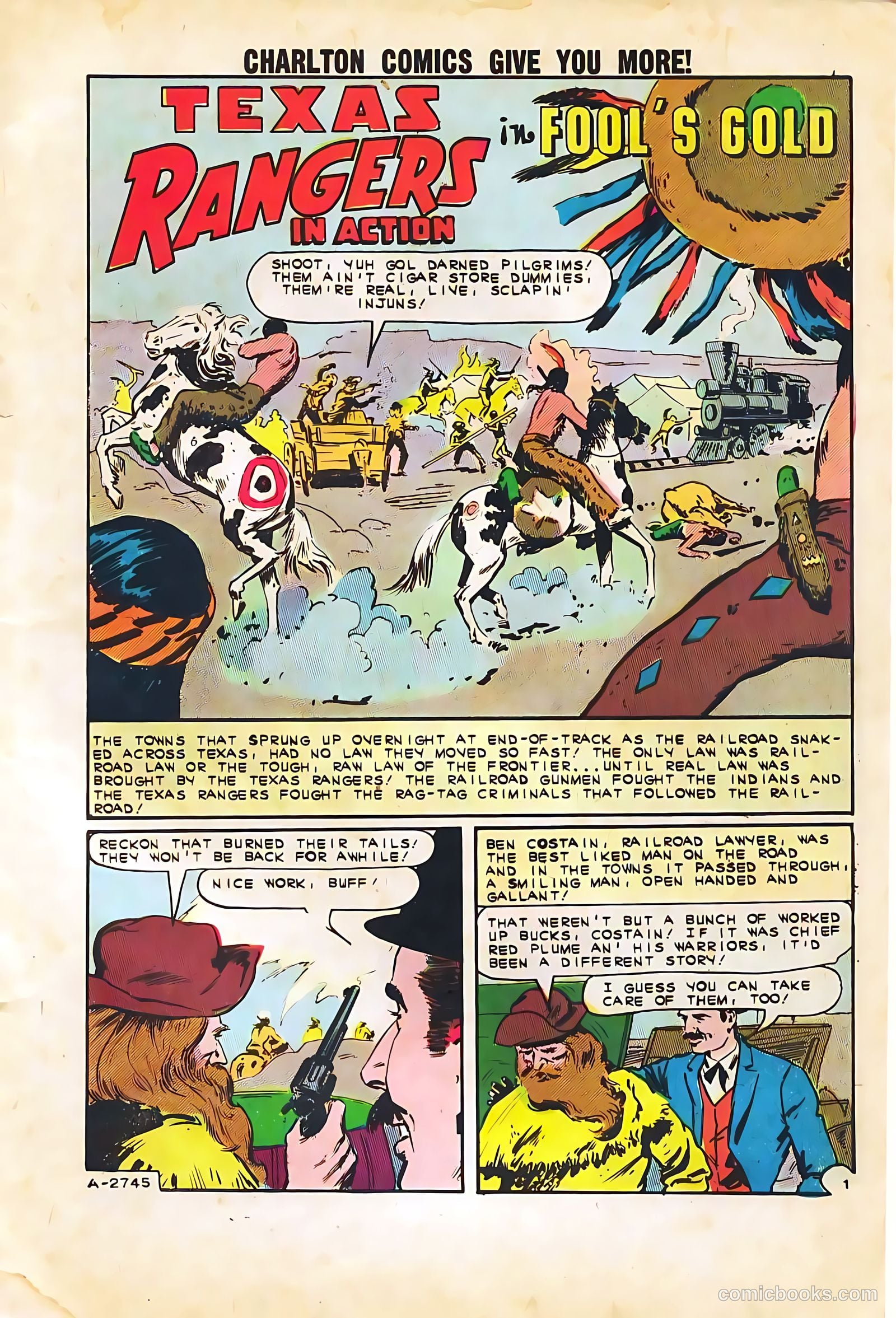 Texas Rangers in Action #40 (1963) — page 3 of 36