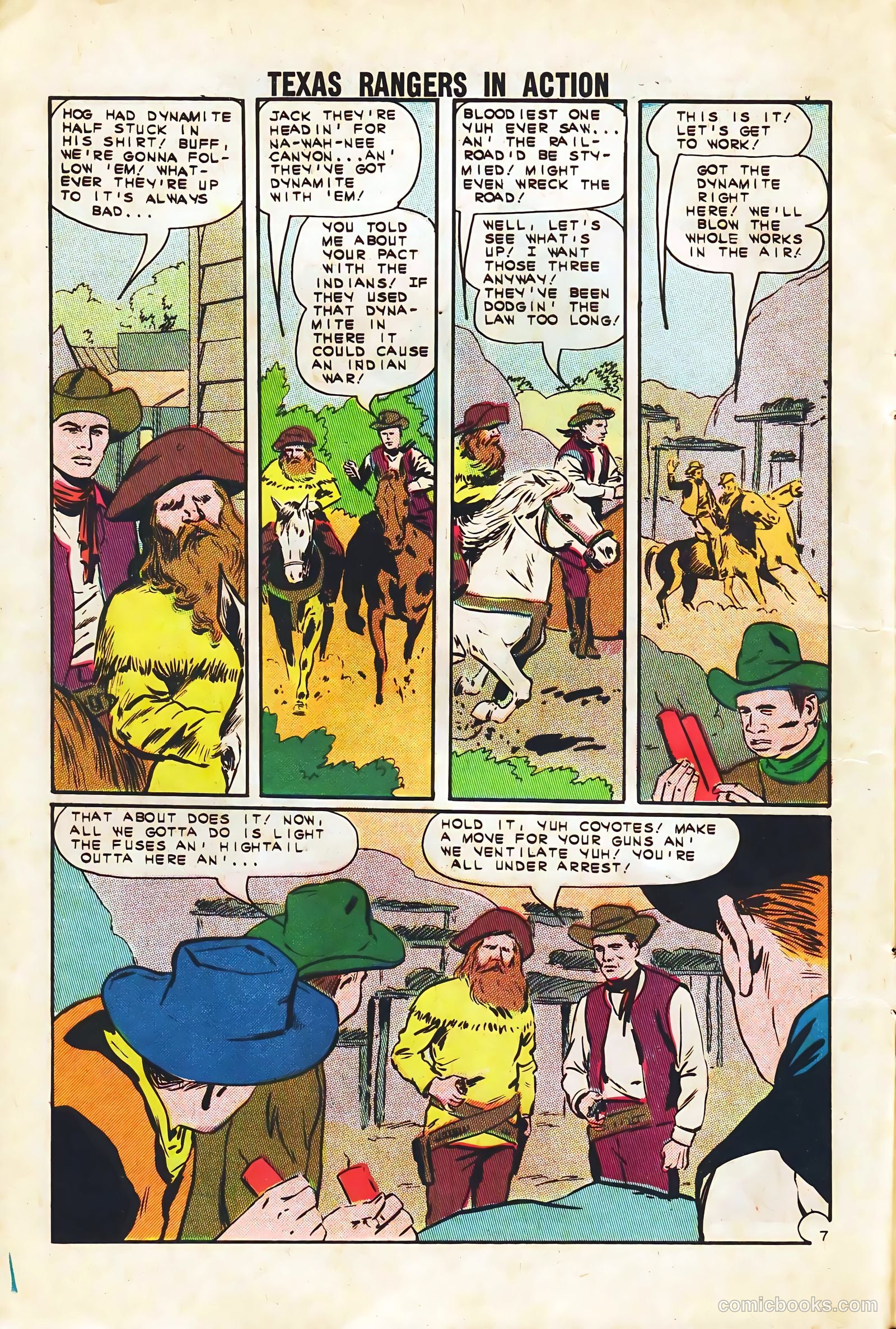 Texas Rangers in Action #40 (1963) — page 10 of 36