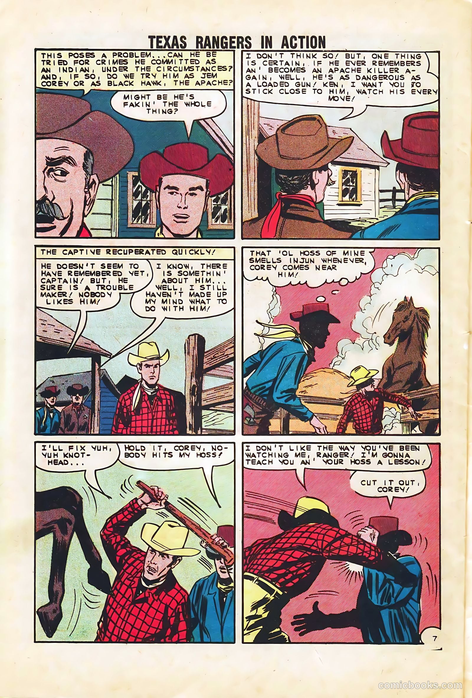 Texas Rangers in Action #40 (1963) — page 32 of 36