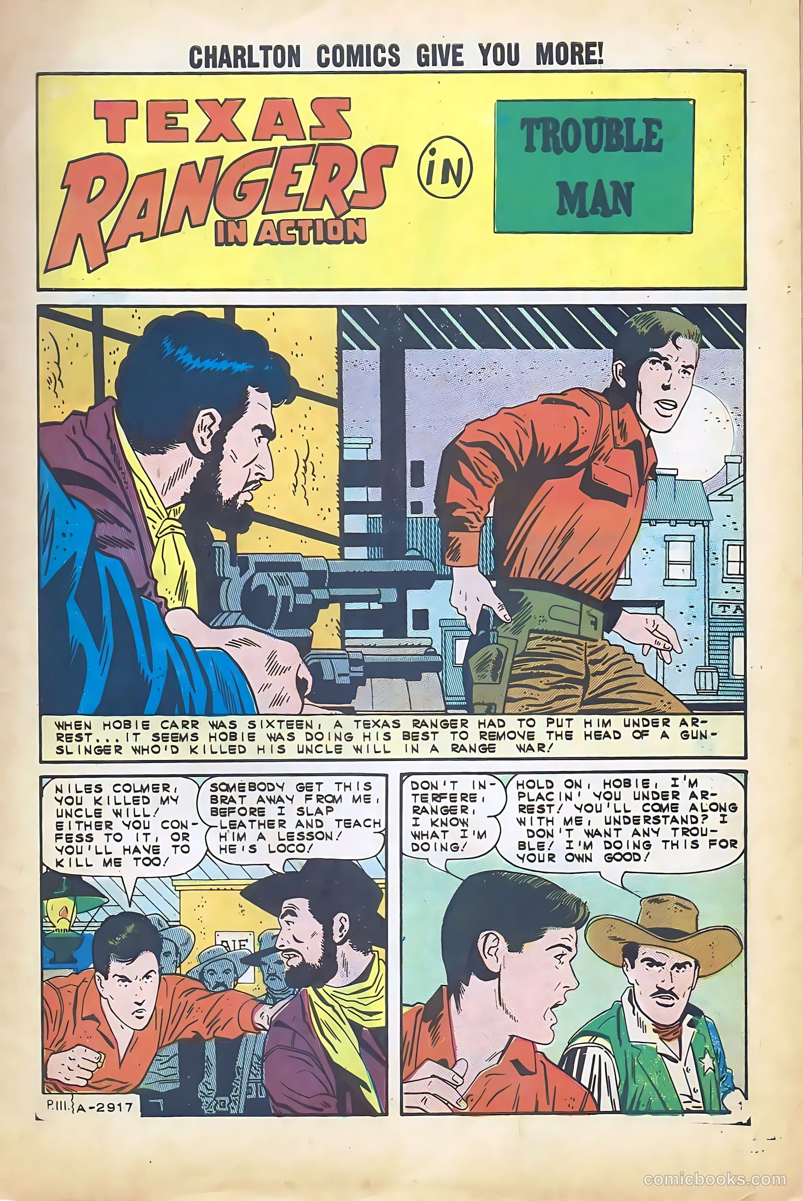 Texas Rangers in Action #42 (1963) — page 3 of 36