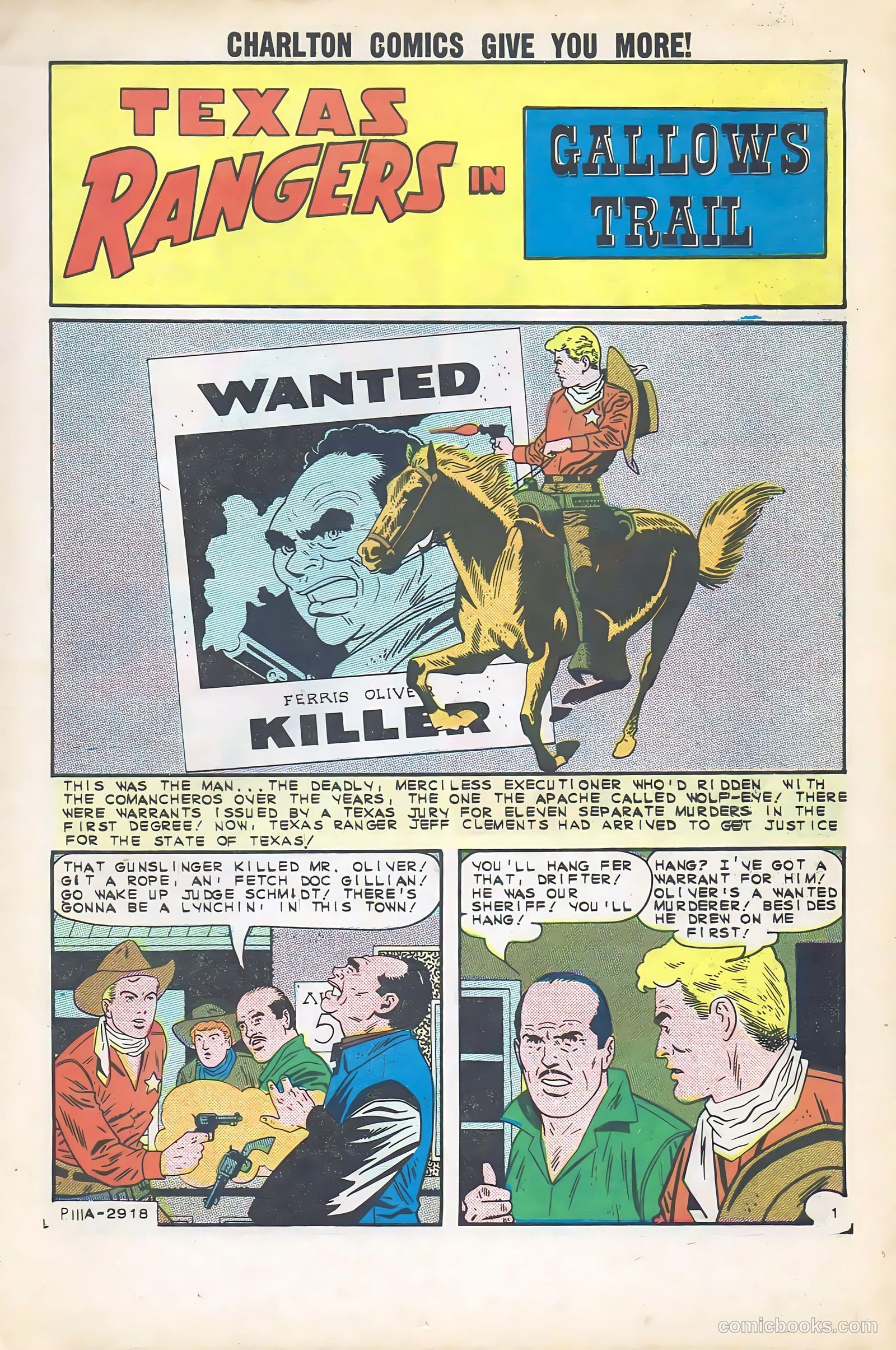 Texas Rangers in Action #43 (1964) — page 3 of 36