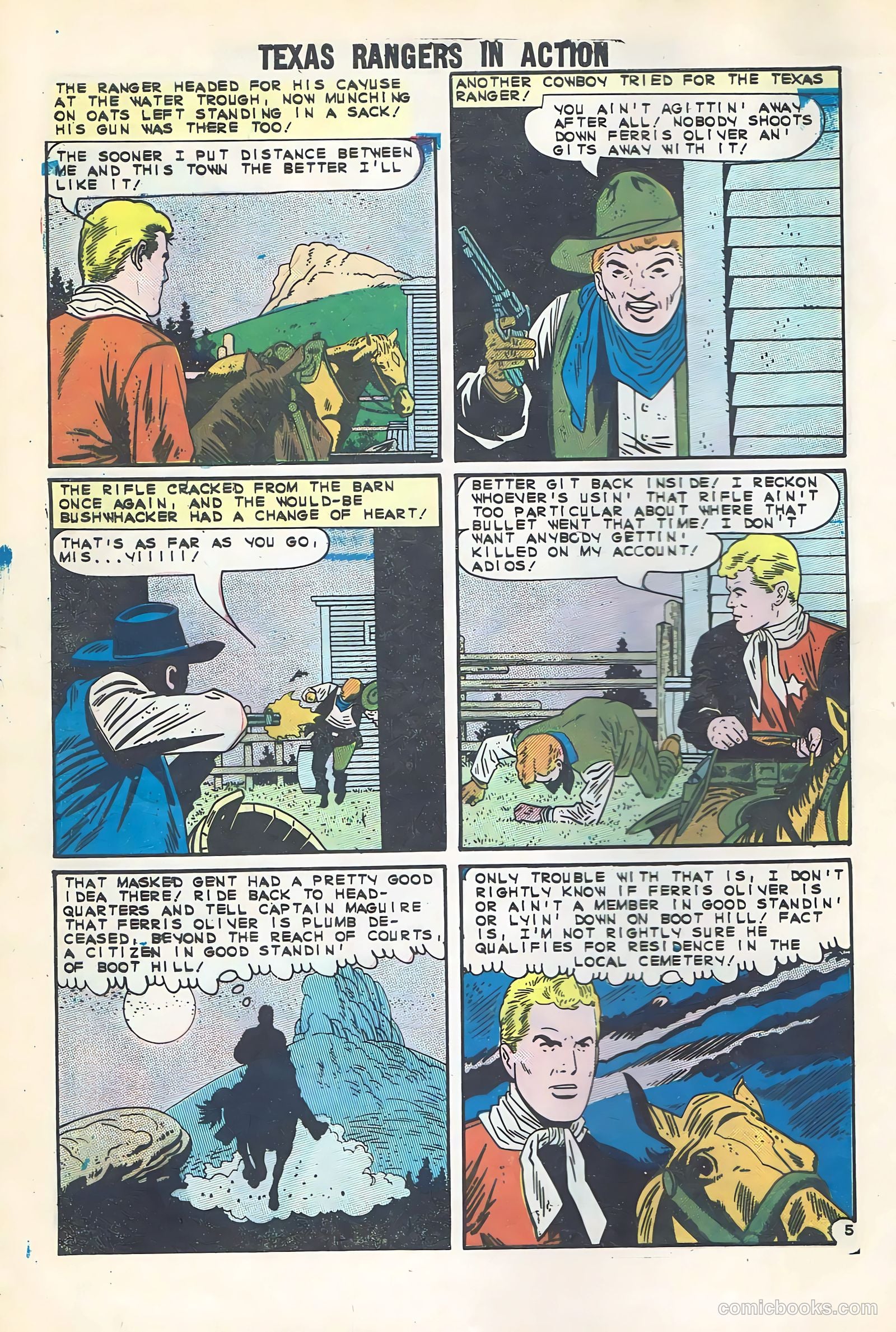 Texas Rangers in Action #43 (1964) — page 8 of 36