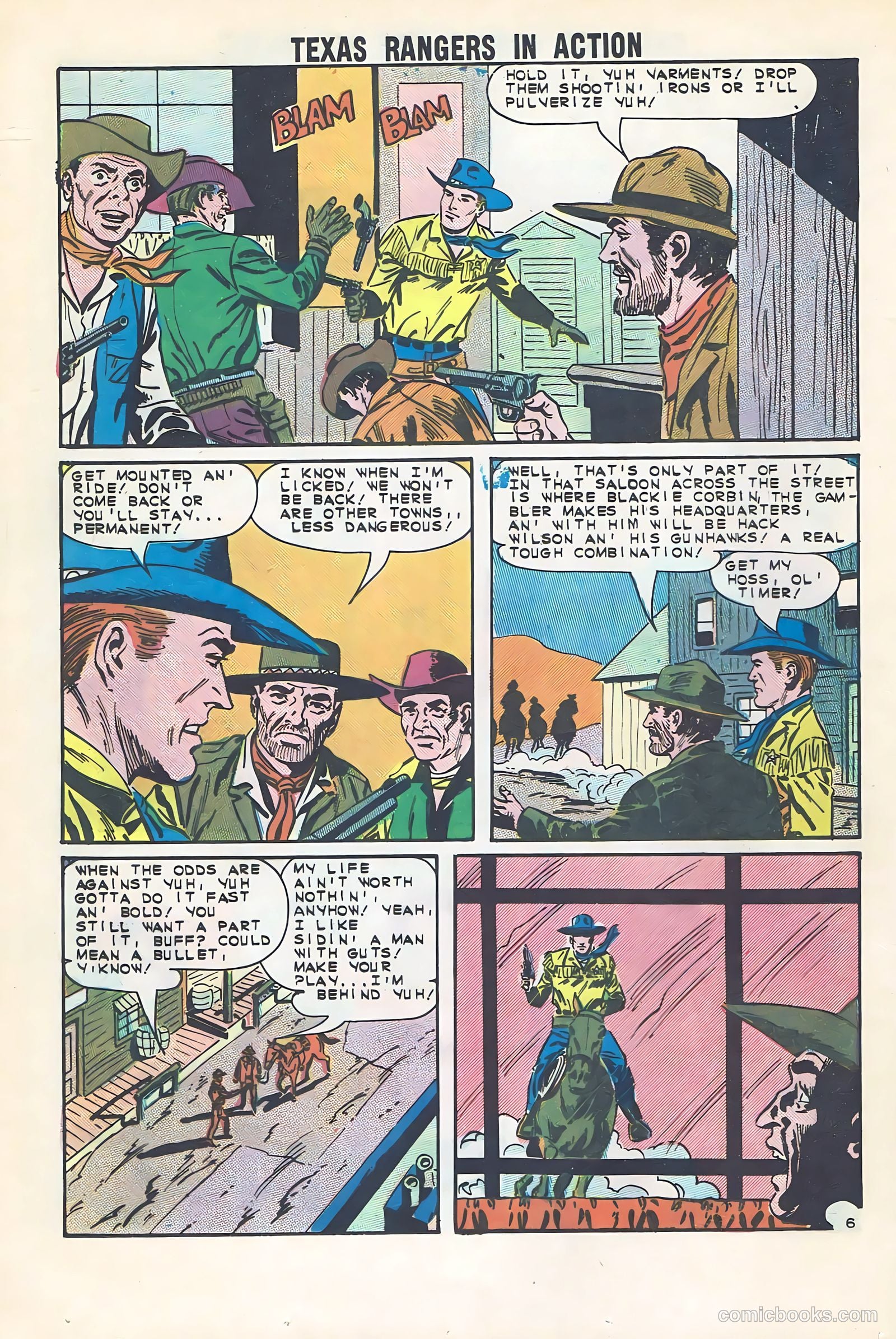 Texas Rangers in Action #43 (1964) — page 20 of 36