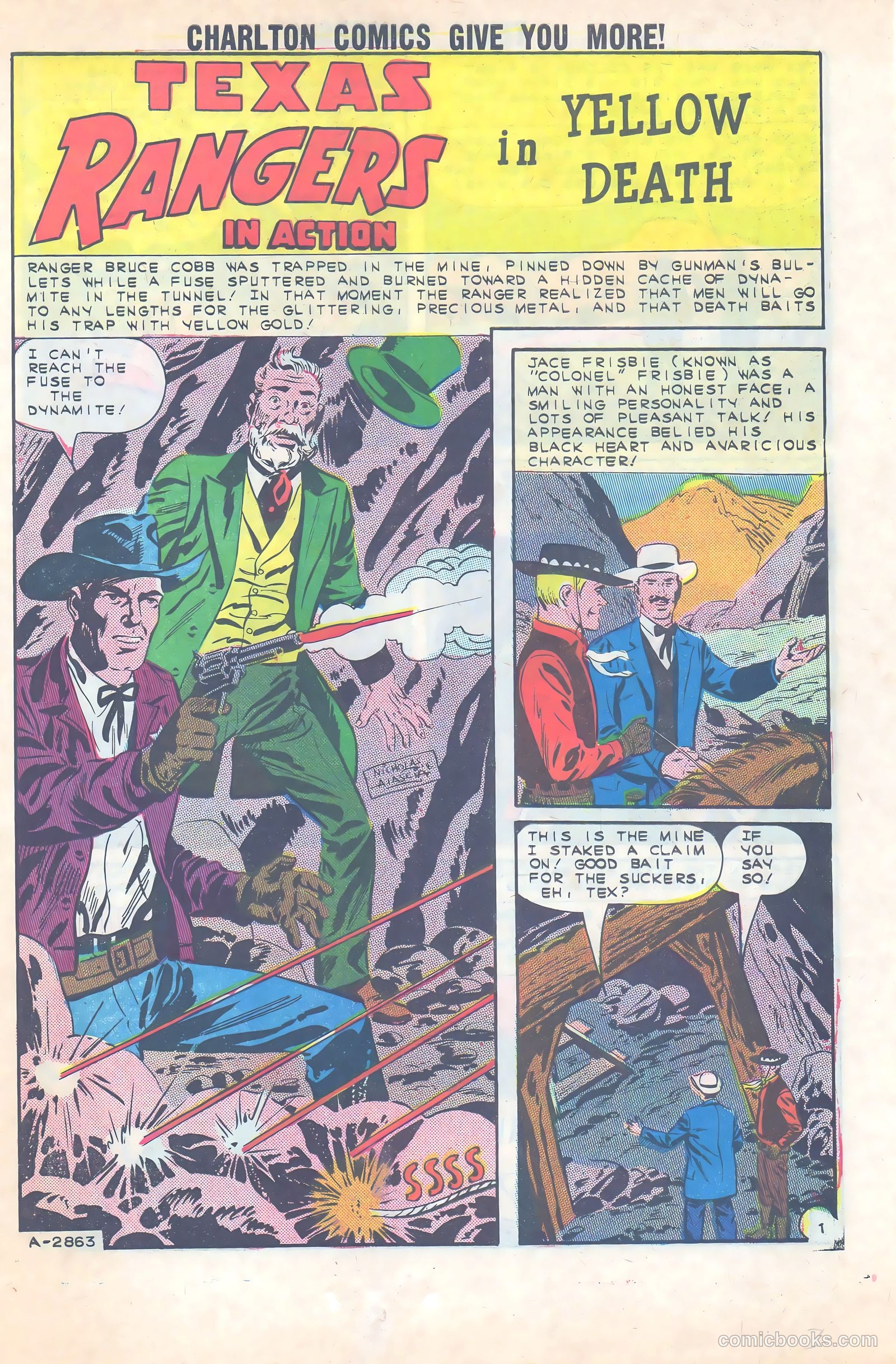 Texas Rangers in Action #44 (1964) — page 3 of 36