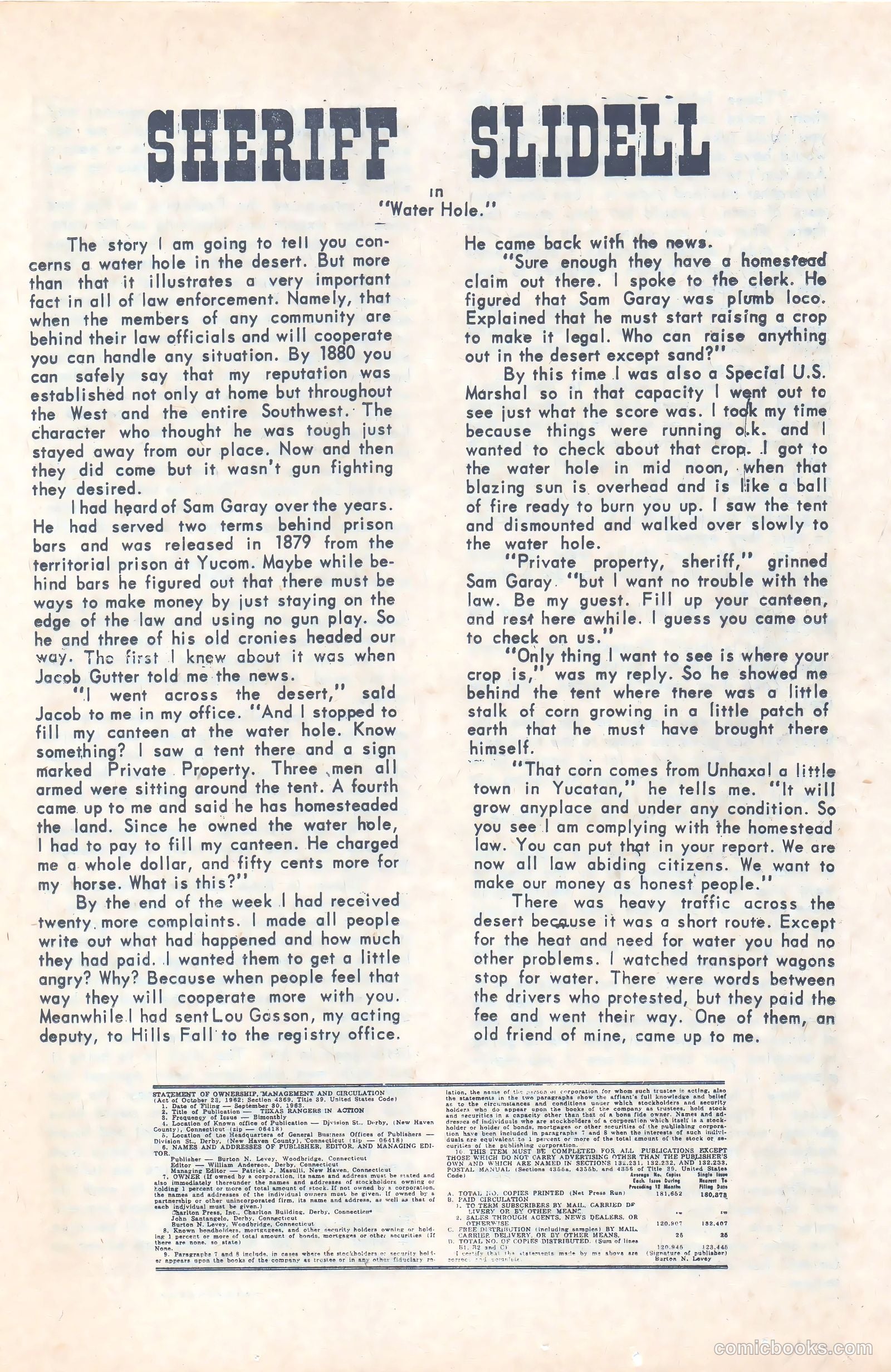 Texas Rangers in Action #44 (1964) — page 17 of 36