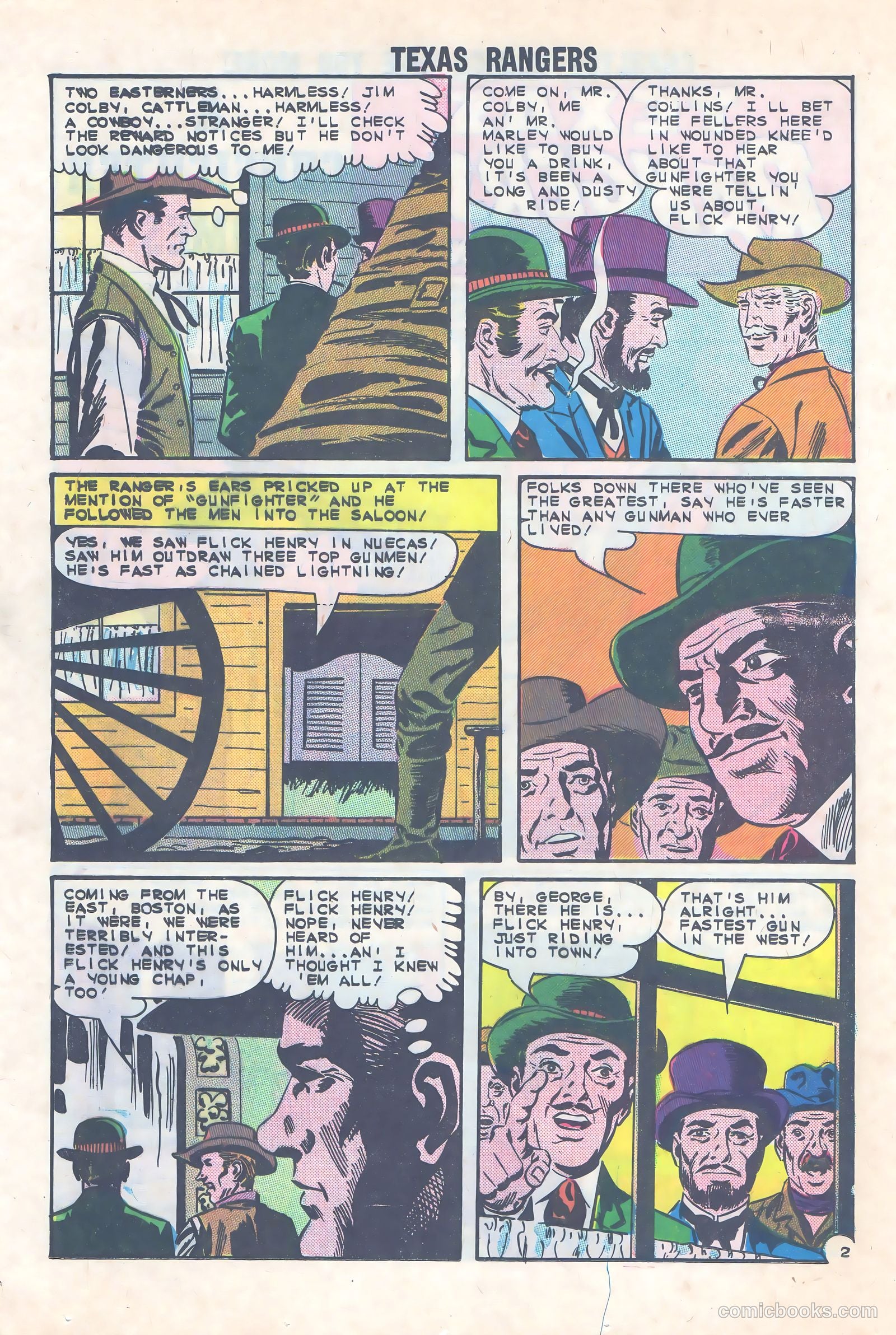 Texas Rangers in Action #44 (1964) — page 20 of 36